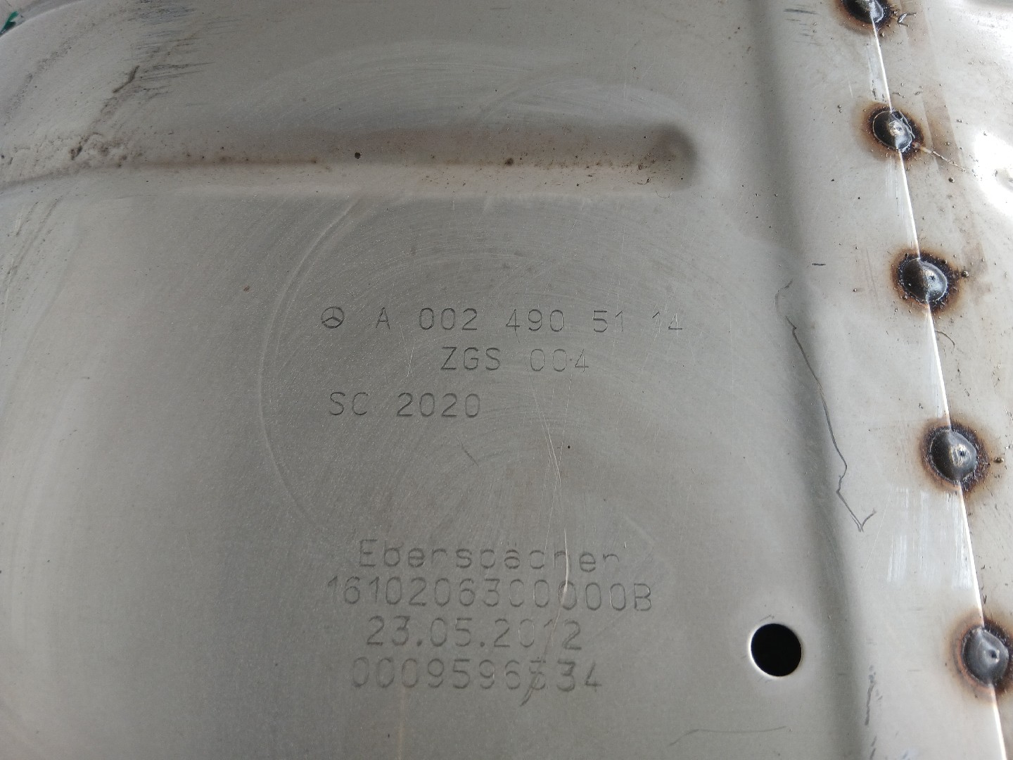 Escape / Catalizador MERCEDES-BENZ ATEGO | 98 - 04 Imagem-3