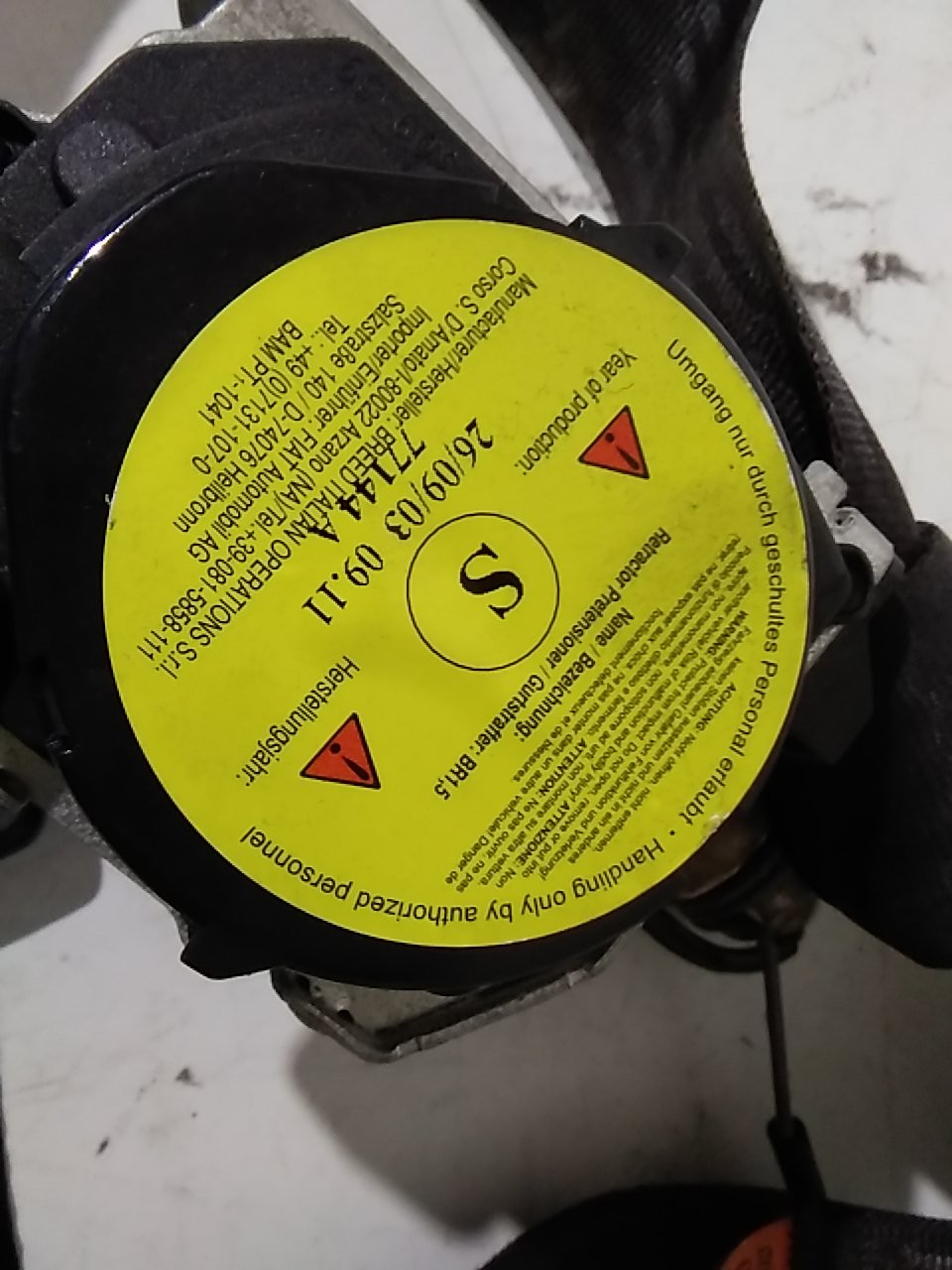 Cinto frente Esquerdo ALFA ROMEO 147 (937_) | 00 - 10 Imagem-1