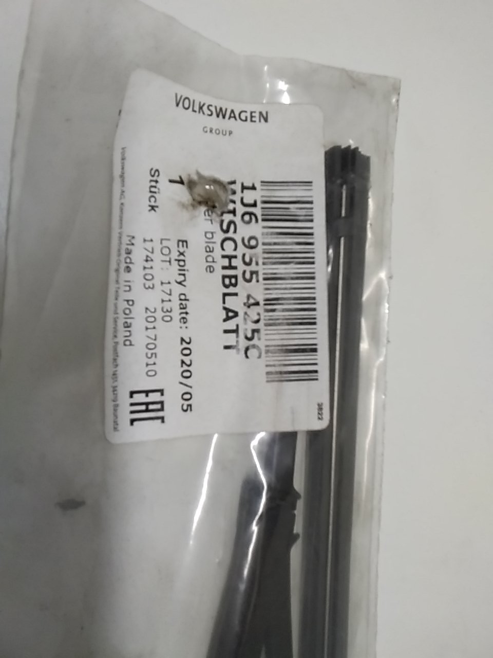 Escova de vidro traseiro VOLKSWAGEN GOLF IV (1J1) | 97 - 07 Imagem-1