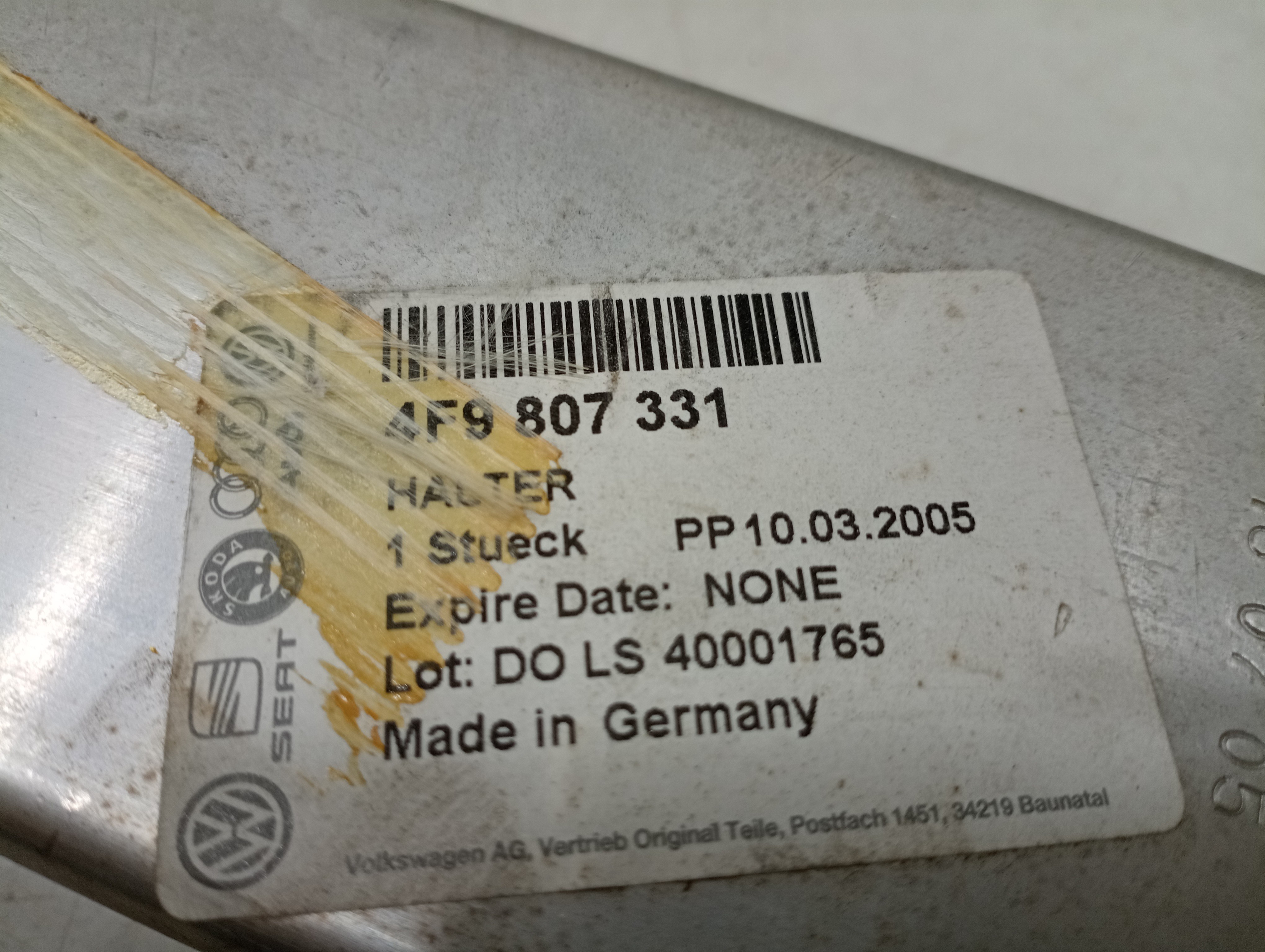 Reforço do para-choques Frente AUDI A6 Allroad (4FH, C6) | 06 - 11 Imagem-4