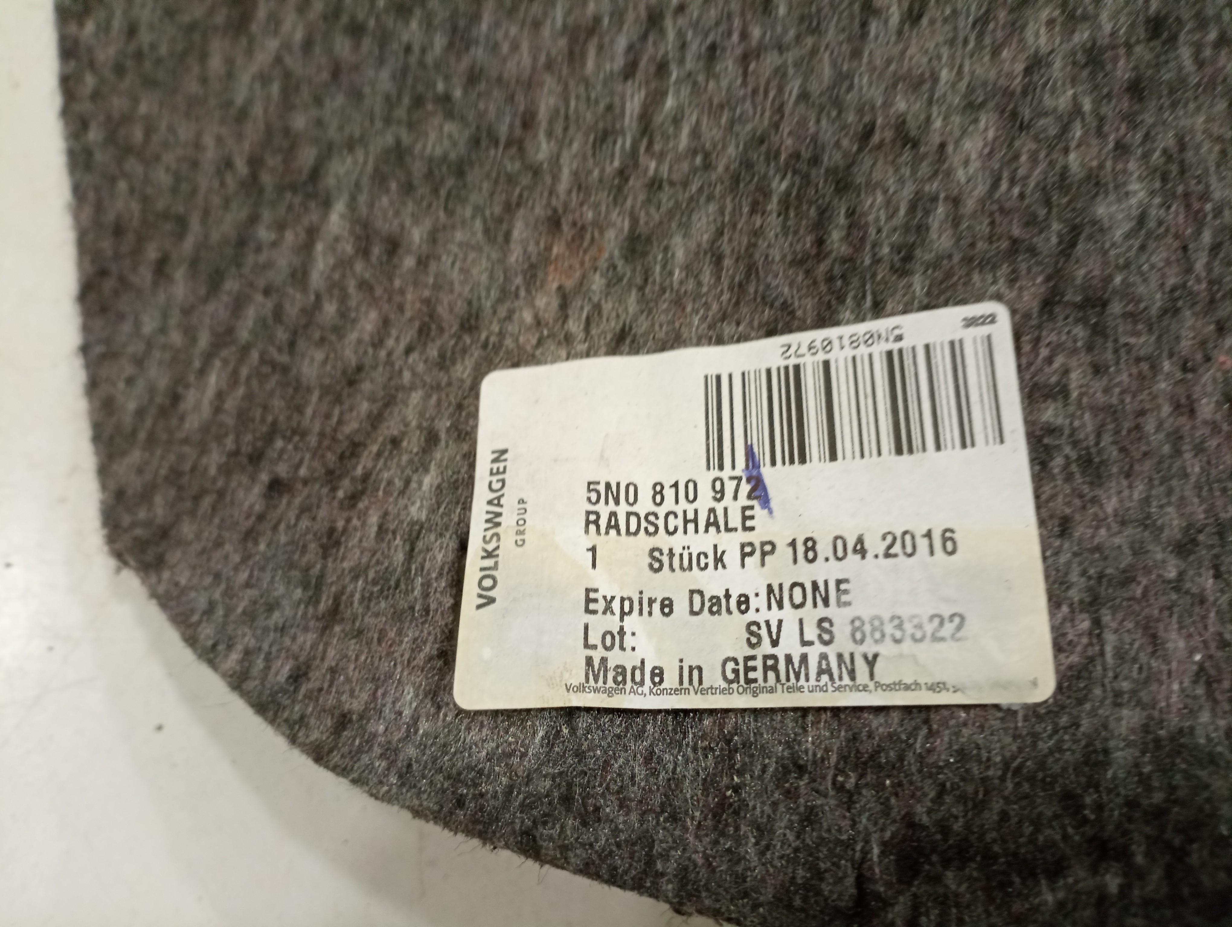 Cava de Roda Traseira Direita VOLKSWAGEN TIGUAN (5N_) | 07 - 18 Imagem-2