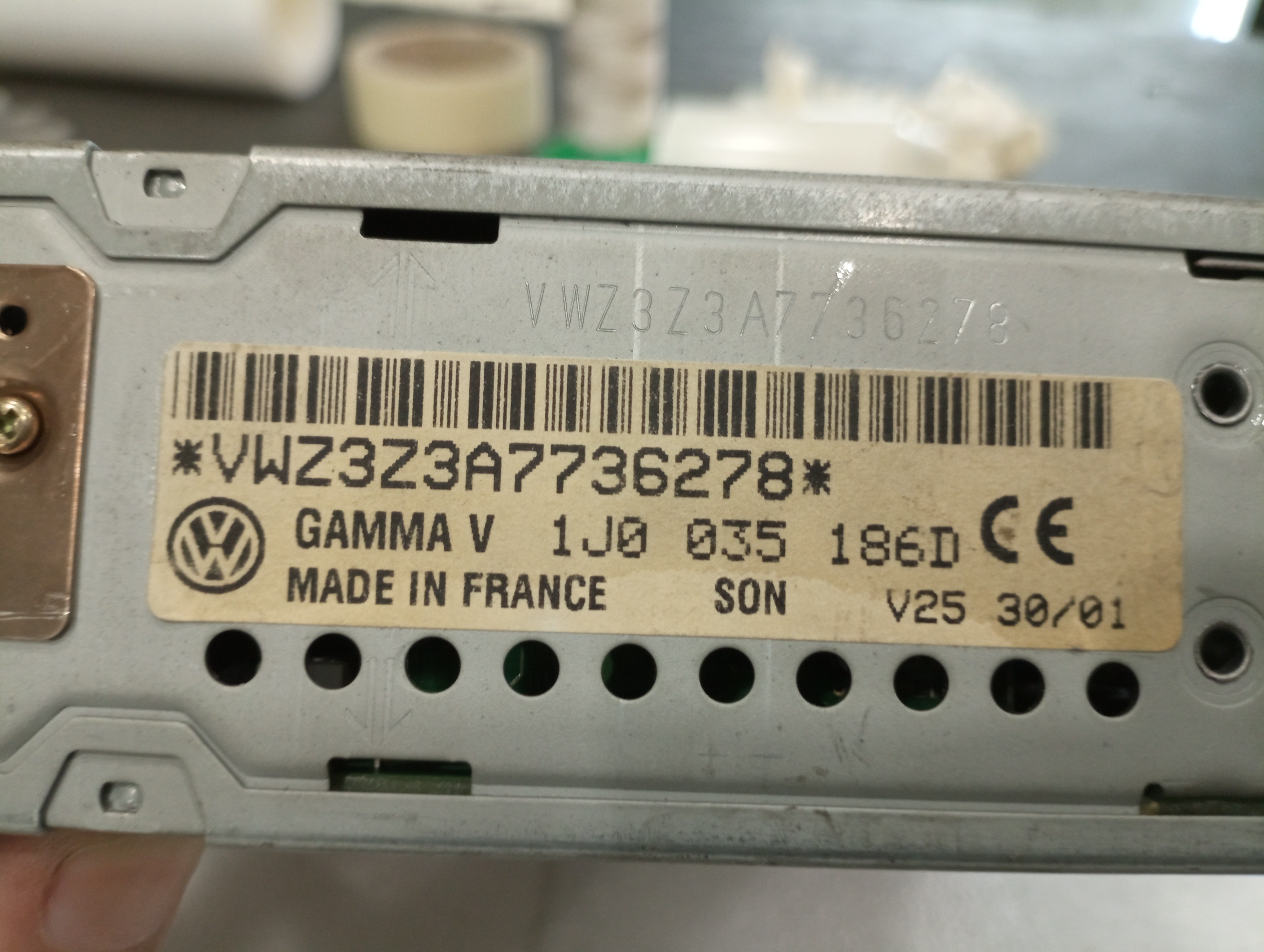 Auto-Rádio VOLKSWAGEN PASSAT Variant (3B6) | 00 - 05 Imagem-3