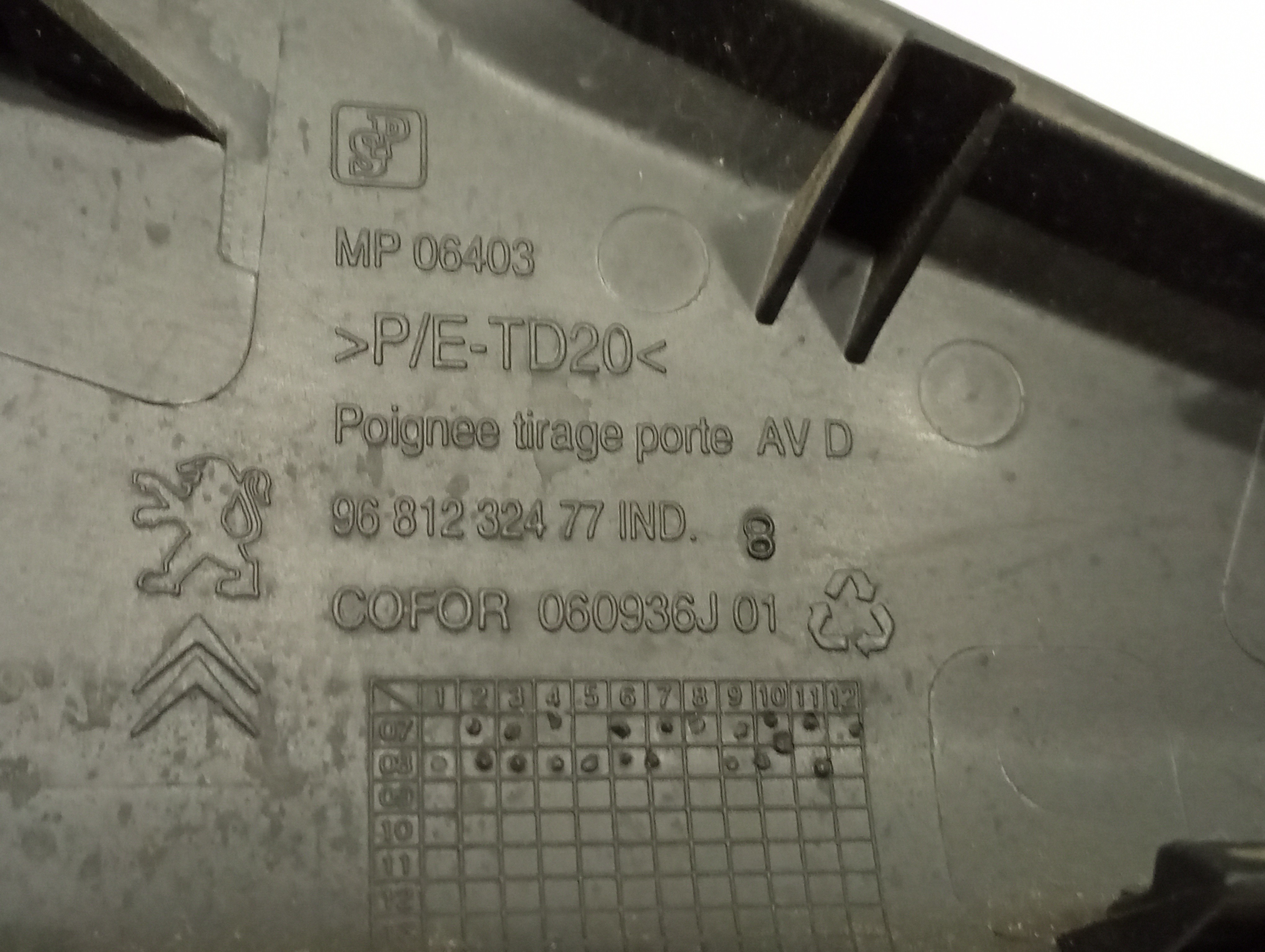 Acabamento de porta CITROEN BERLINGO (B9) | 08 -  Imagem-2