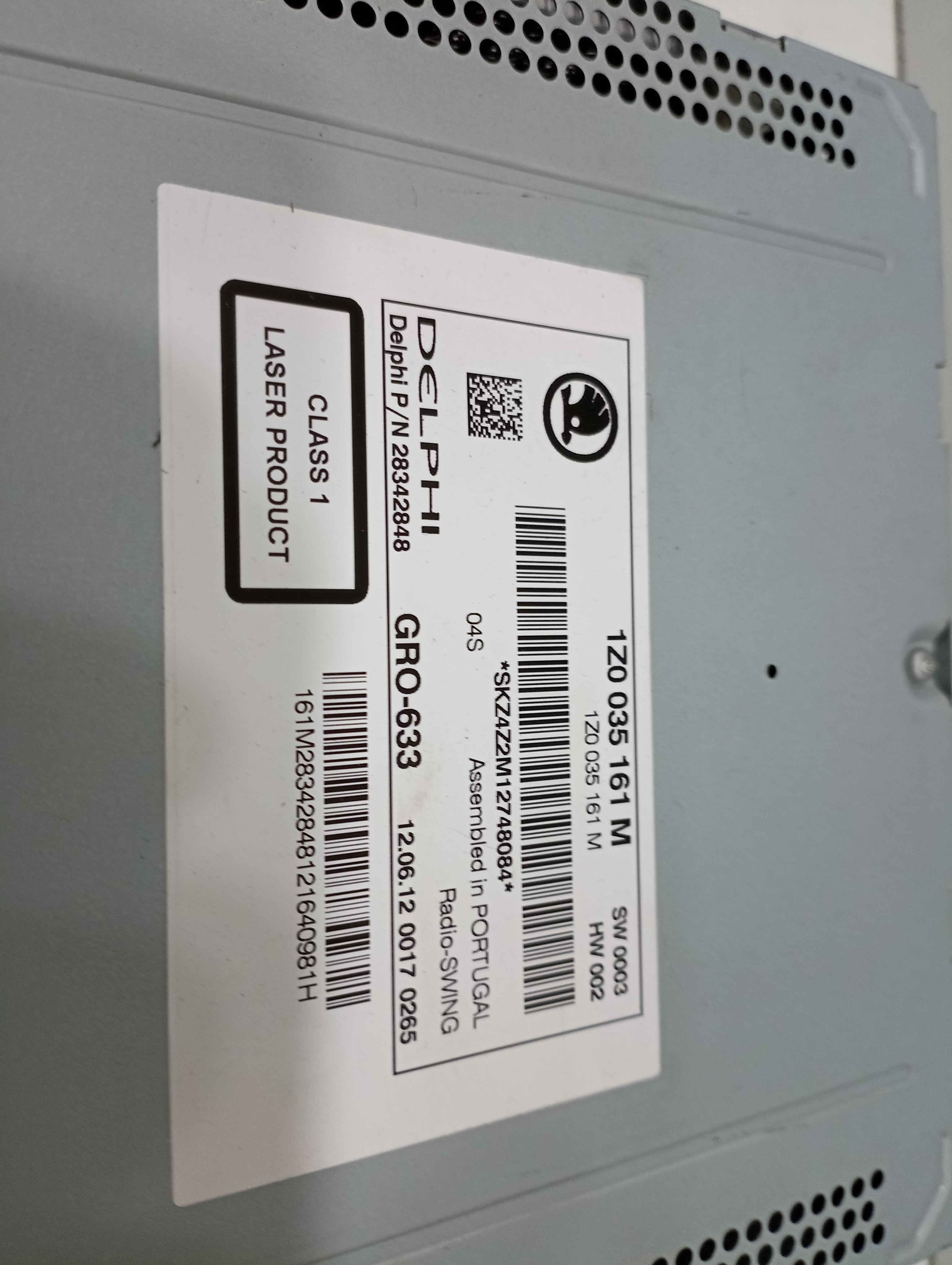 Auto-Rádio SKODA OCTAVIA II (1Z3) | 04 - 13 Imagem-1