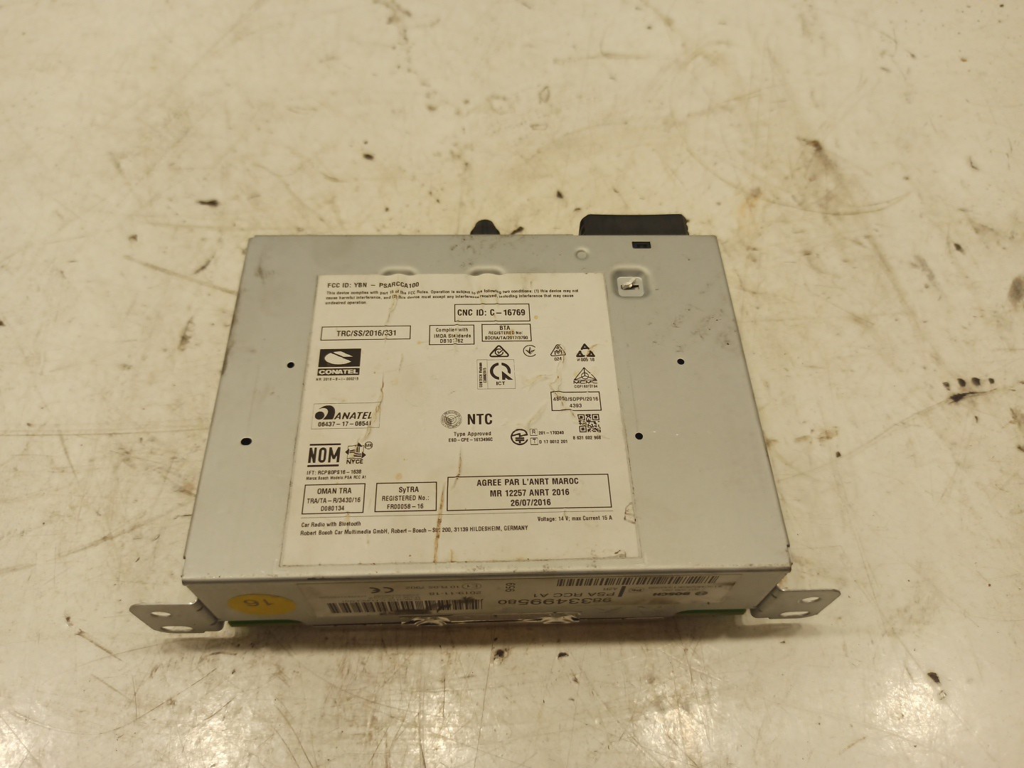 Auto-Rádio CITROEN BERLINGO Caixa (K9) | 18 -  Imagem-2