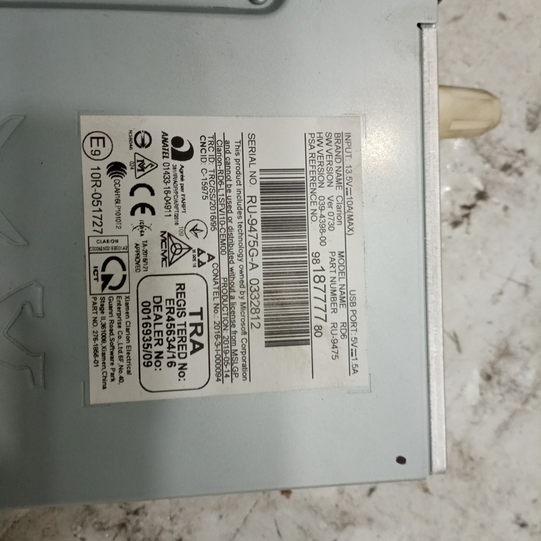 Auto-Rádio CITROEN BERLINGO Caixa (K9) | 18 -  Imagem-1