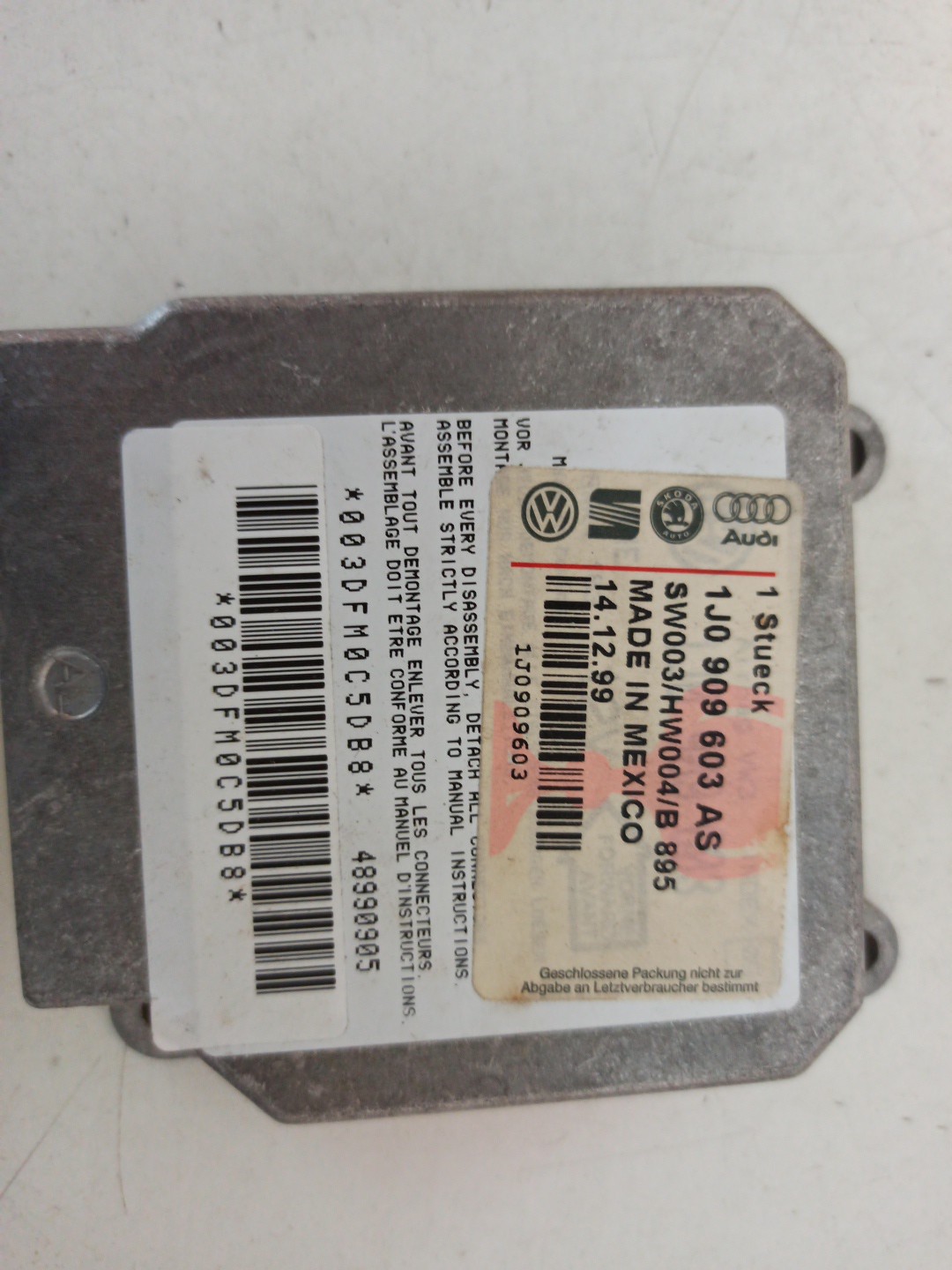 Centralita Airbags SEAT IBIZA II (6K1) | 93 - 02