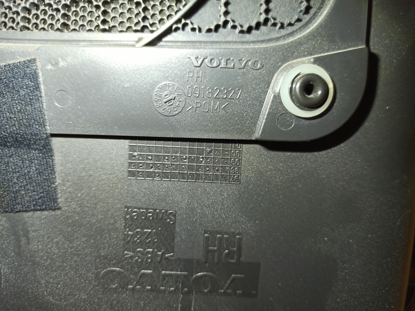 Quartela de porta trás direita VOLVO S80 I (184) | 98 - 08