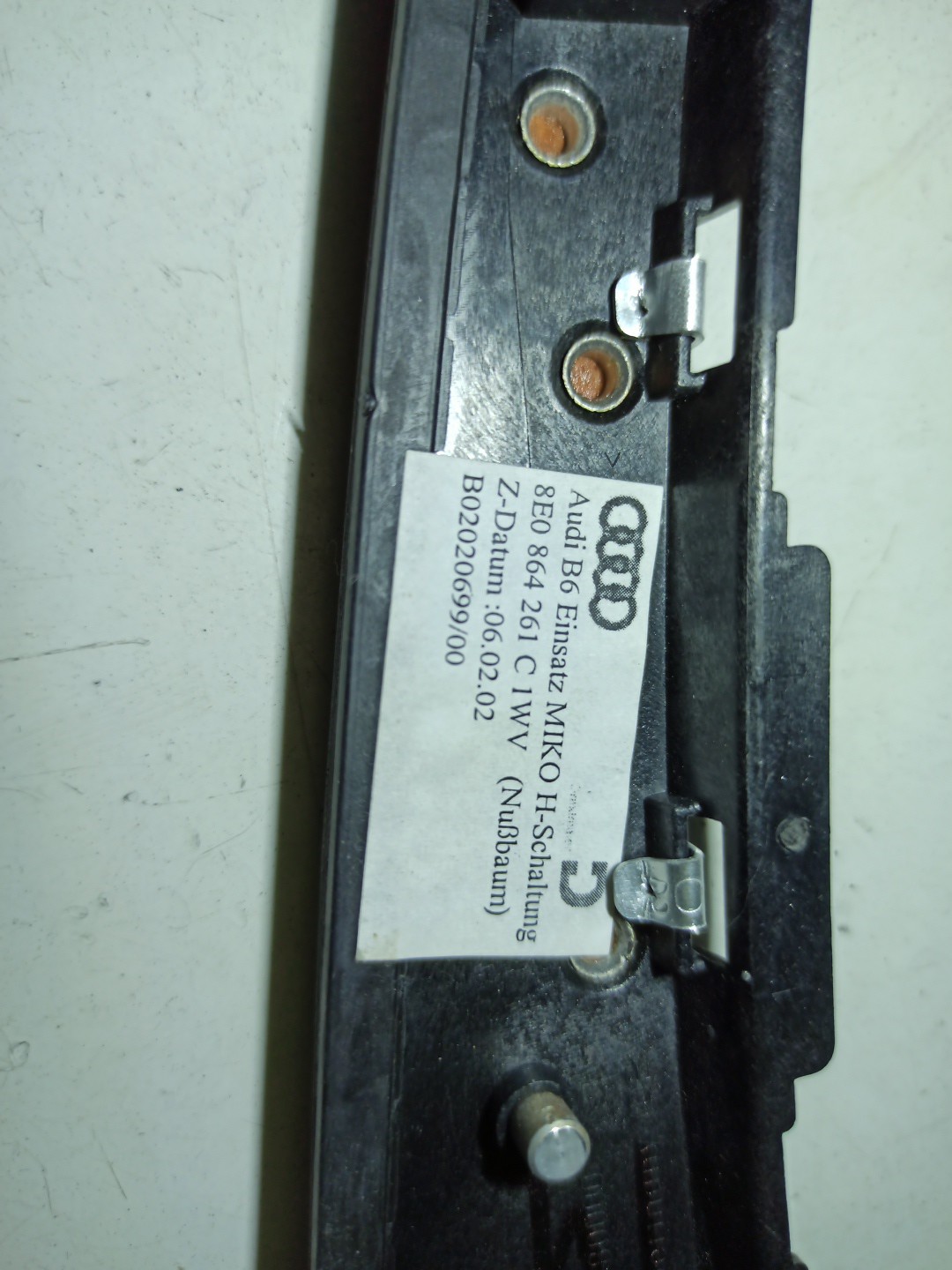 Moldura de fole de mudanças AUDI A4 (8EC, B7) | 04 - 08