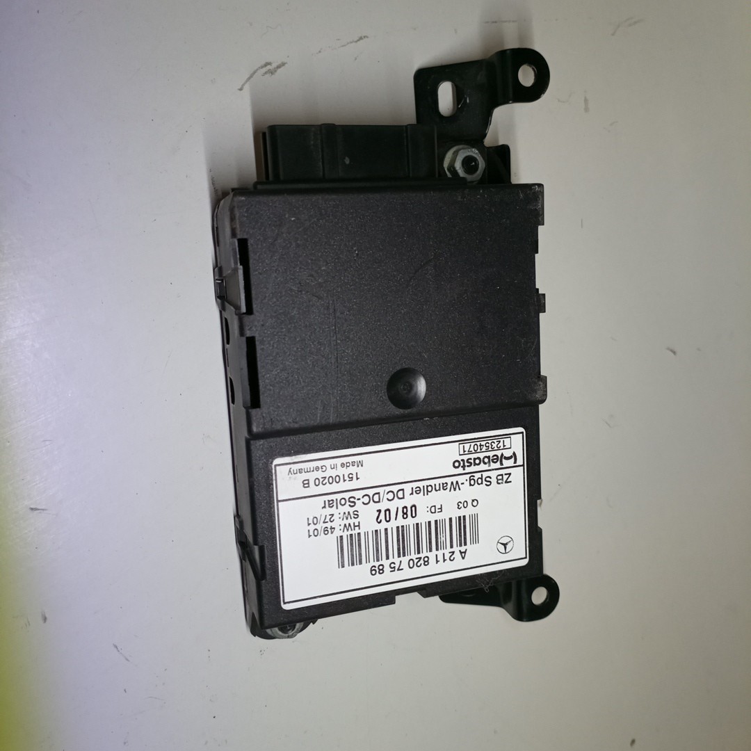 Módulo controlo de voltagem MERCEDES-BENZ E-CLASS (W211) | 02 - 09 Imagem-4