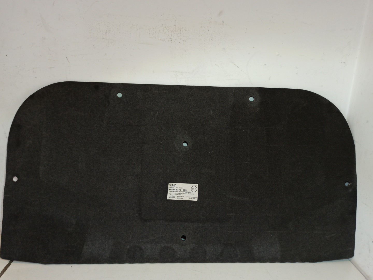 Tapete de mala AUDI A4 (8E2, B6) | 00 - 05 Imagem-2