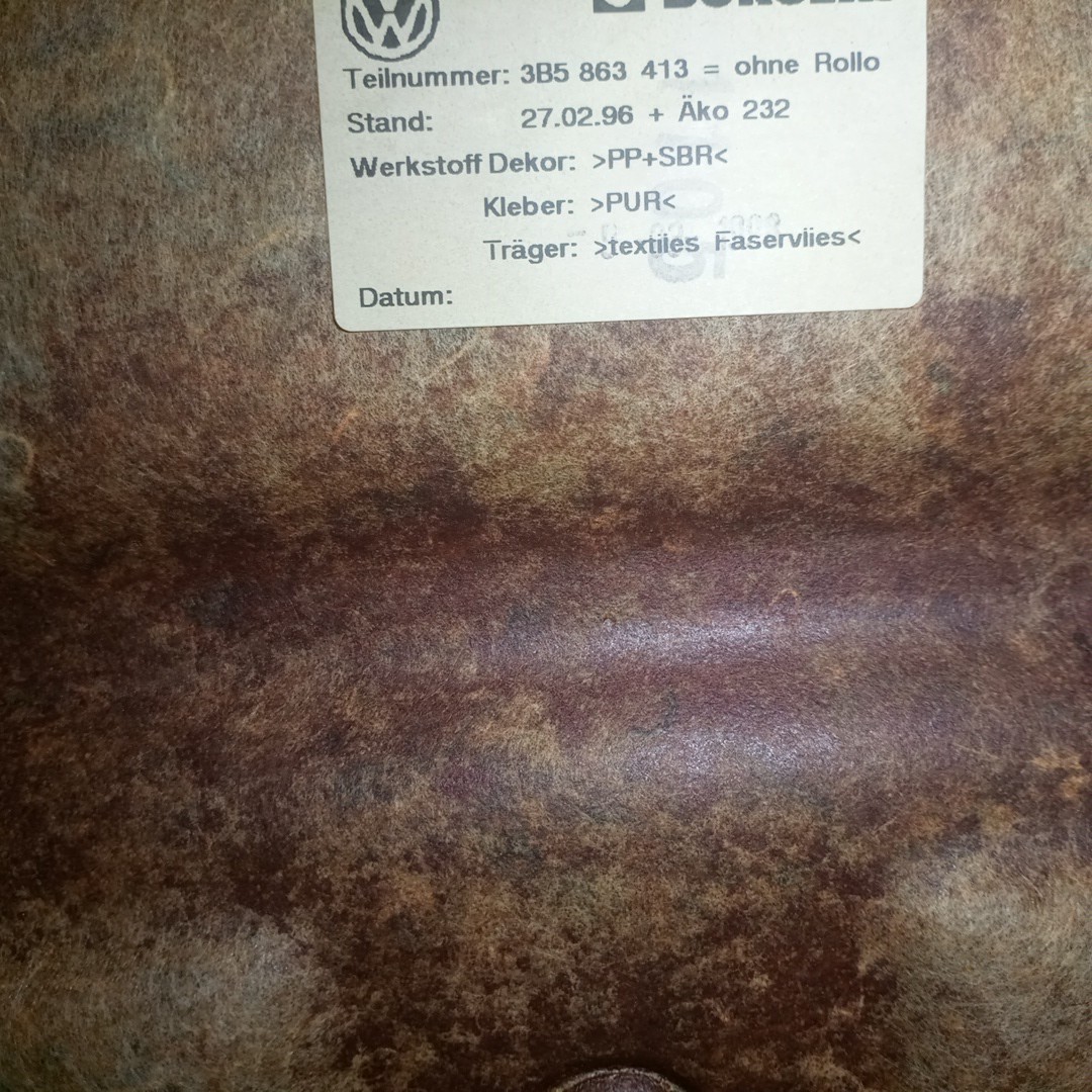 Chapeleira VOLKSWAGEN PASSAT (3B2) | 96 - 01 Imagem-2