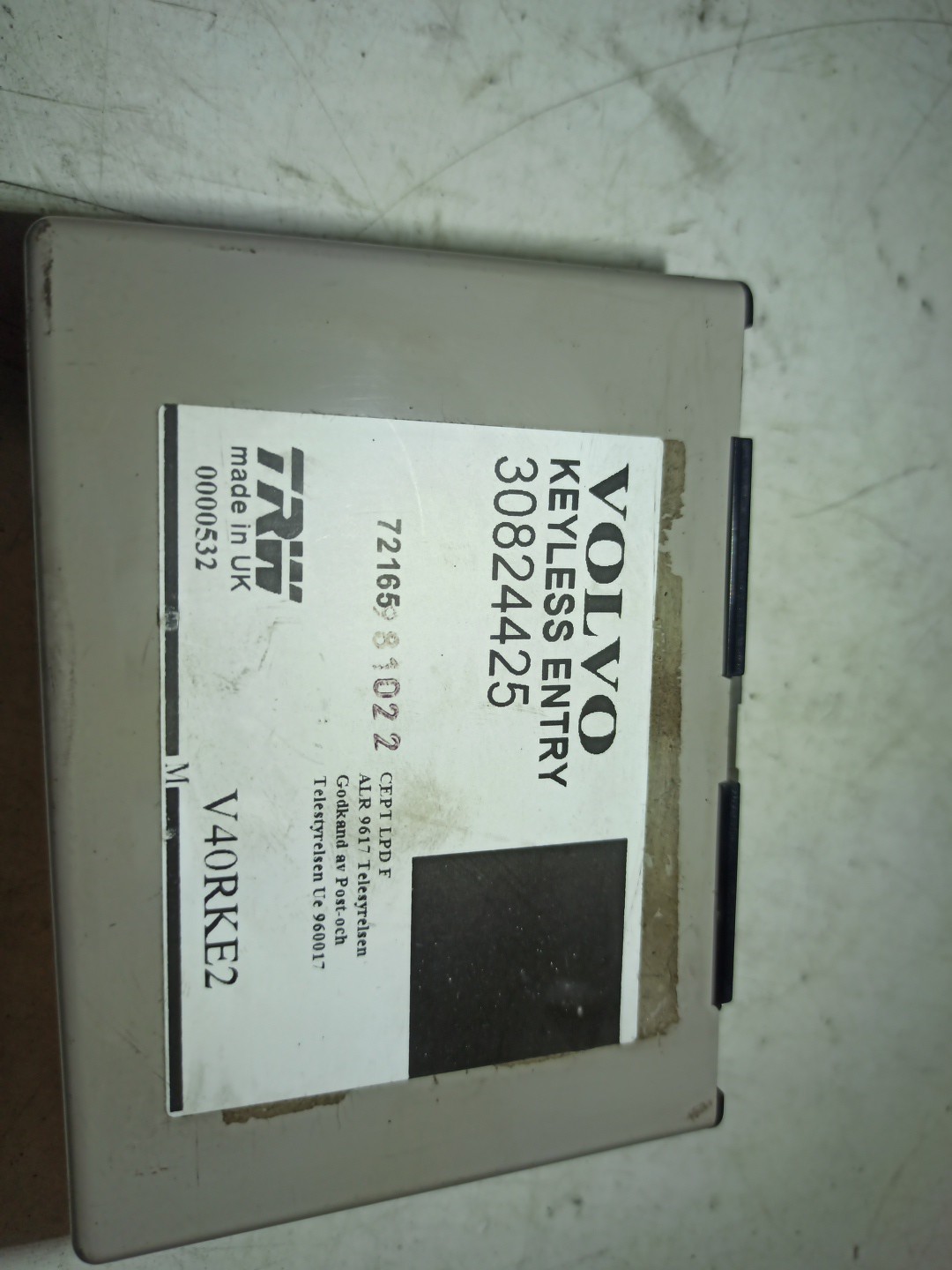 Centralina do Fecho Central VOLVO V40 Combi (645) | 95 - 04 Imagem-1