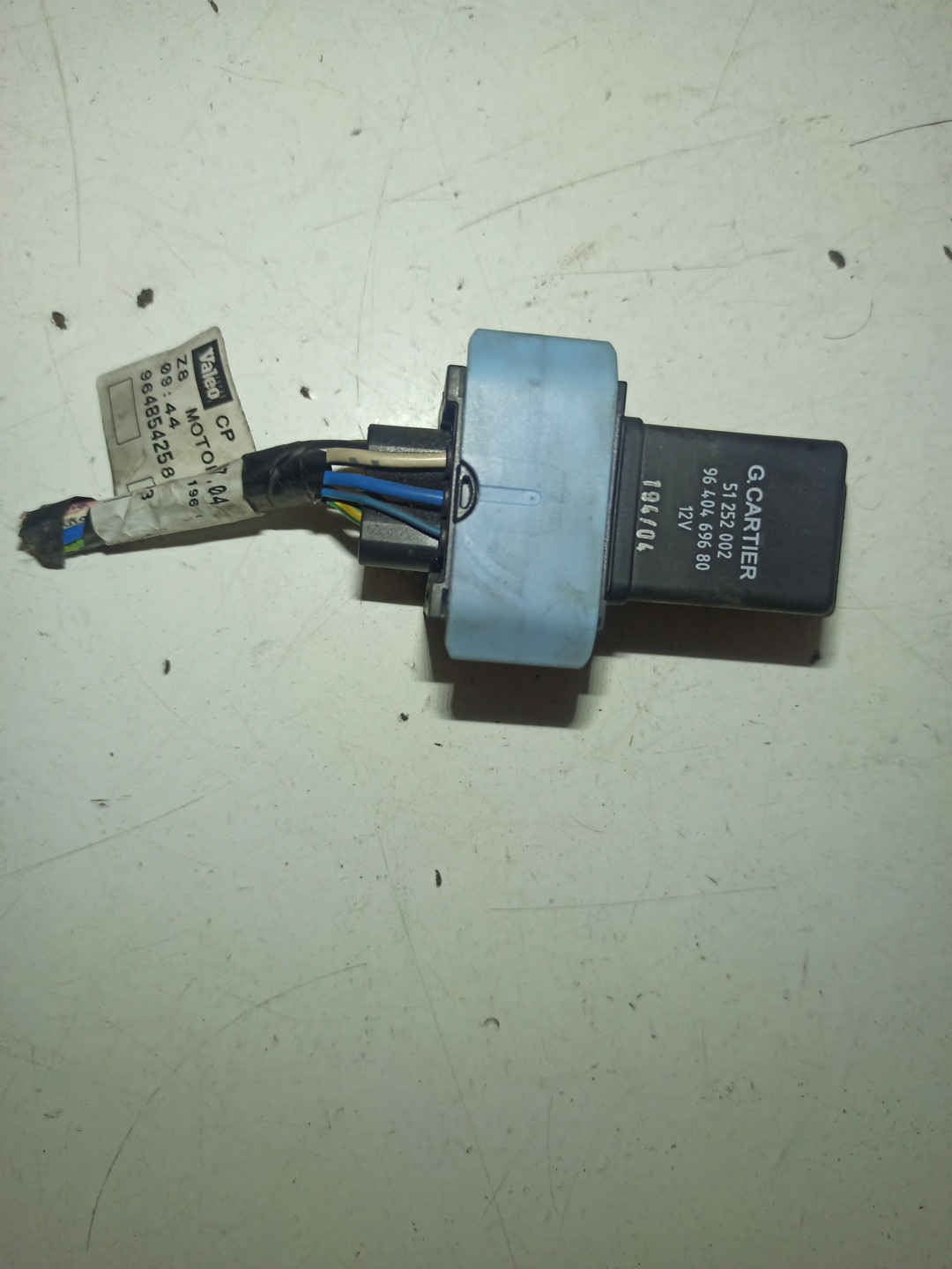 Relé temporizador de velas PEUGEOT 607 (9D, 9U) | 00 - 