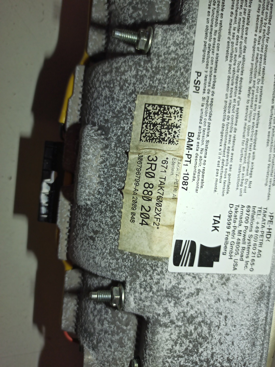 Airbag Acompañante SEAT EXEO (3R2) | 08 - 13 Imagem-1