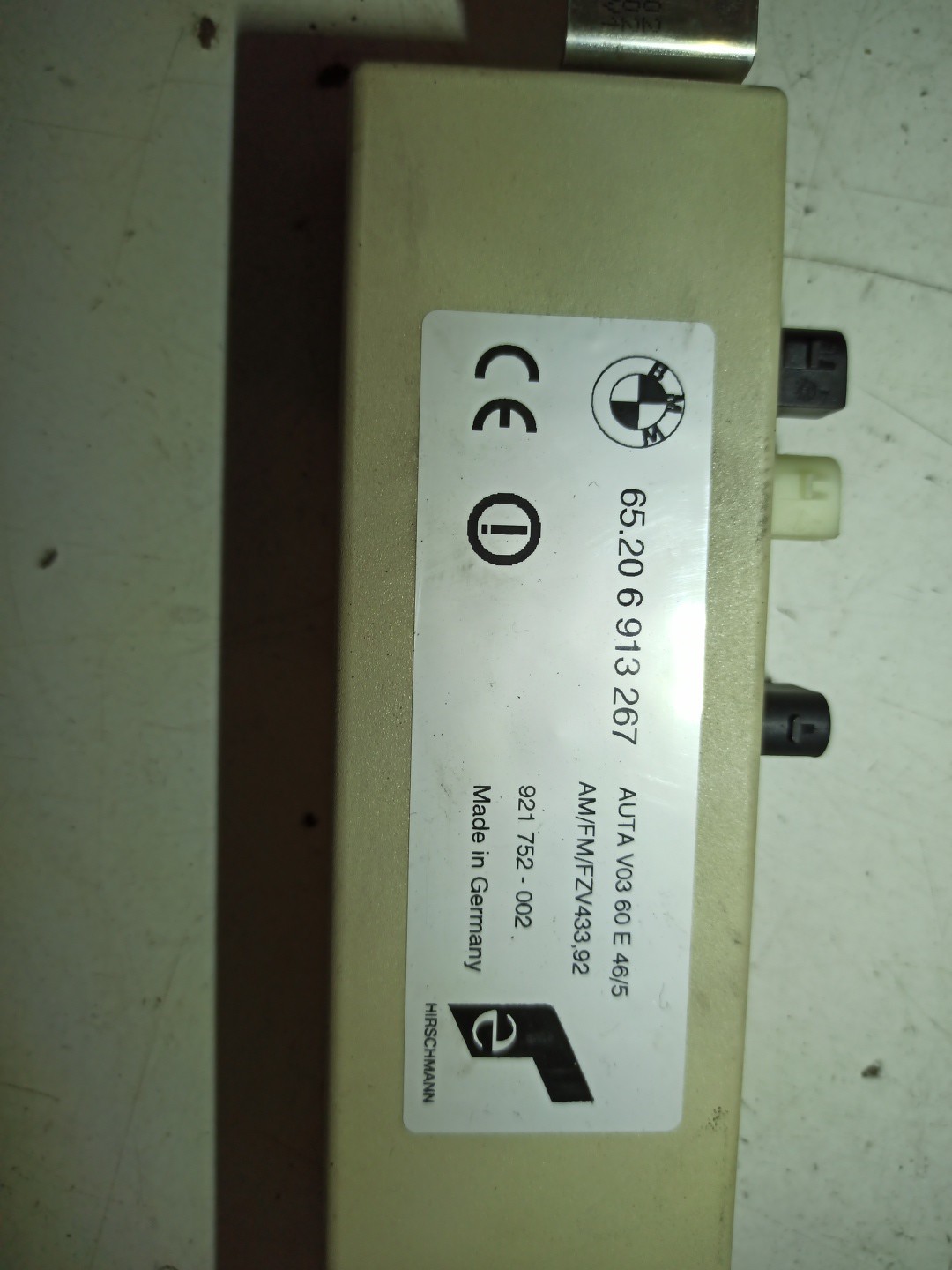 Amplificador de antena BMW 3 Compact (E46) | 01 - 05