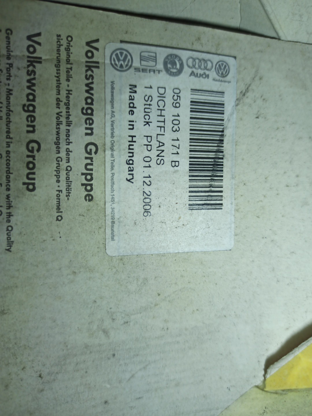 Tampa de distribuição AUDI A4 (8D2, B5) | 94 - 01 Imagem-2