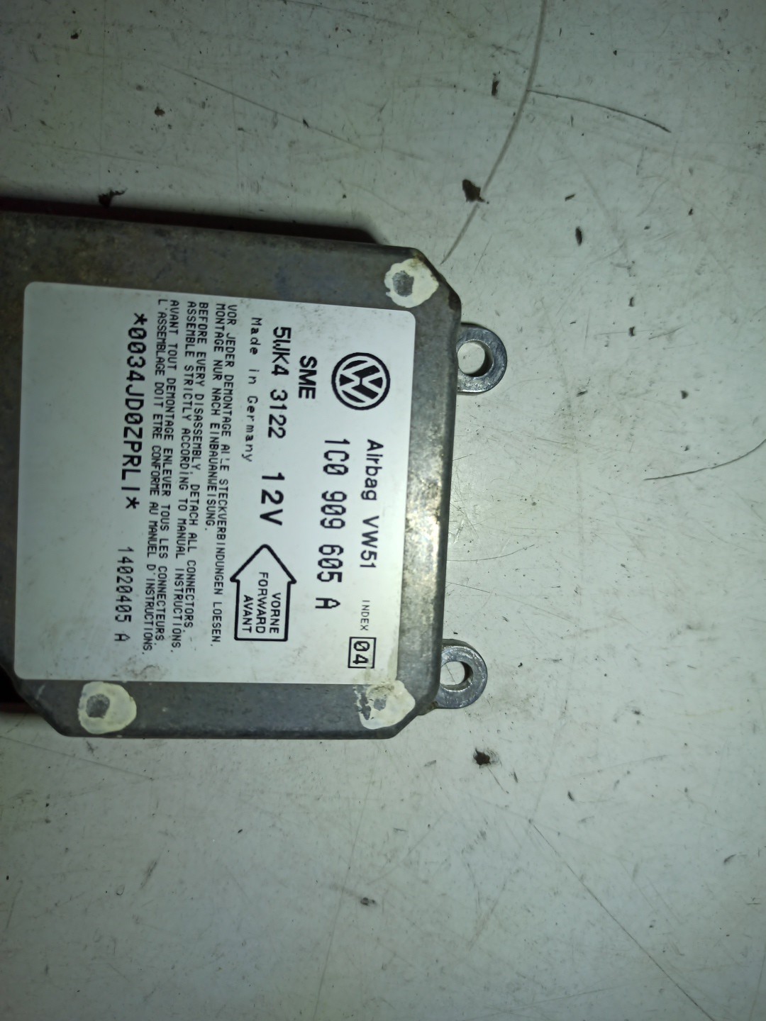 Airbag Module SEAT TOLEDO II (1M2) | 98 - 06 Imagem-1