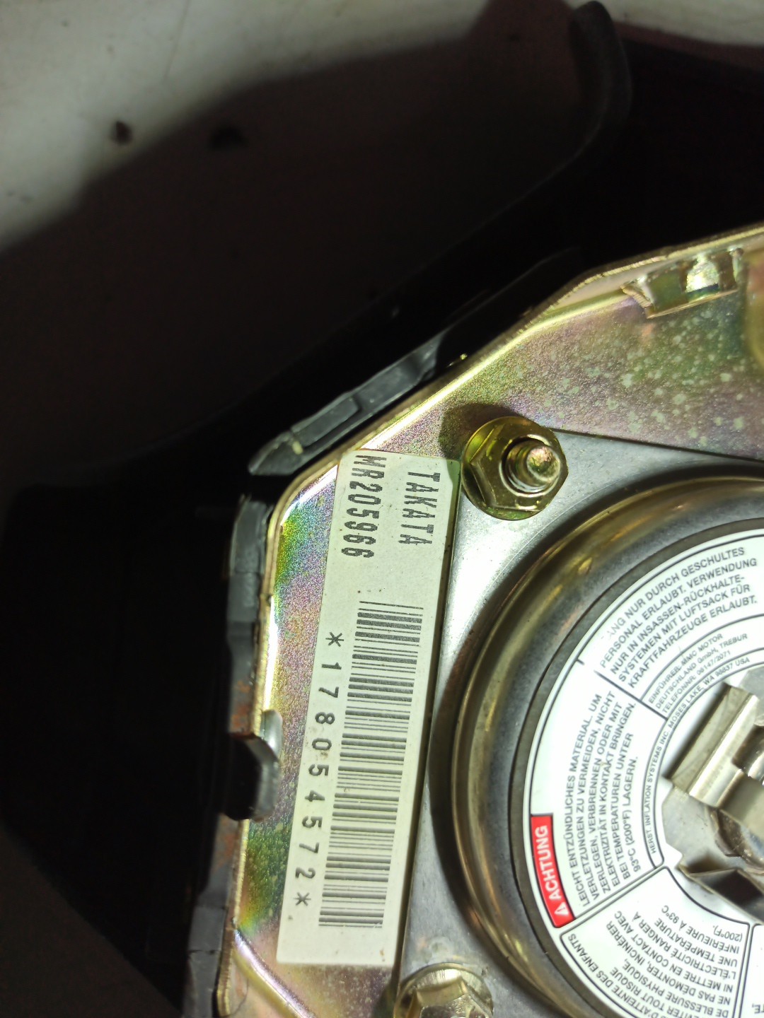 Airbag Volante MITSUBISHI COLT V (CJ_, CP_) | 95 - 04 Imagem-1