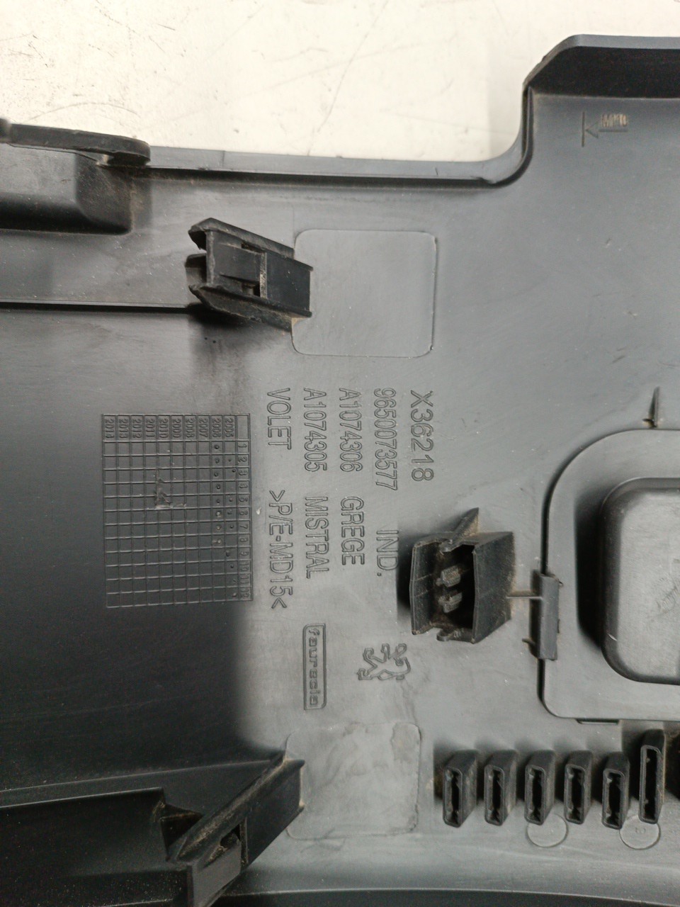 Tampa de caixa de fusiveis PEUGEOT 207 (WA_, WC_) | 06 - 15 Imagem-2