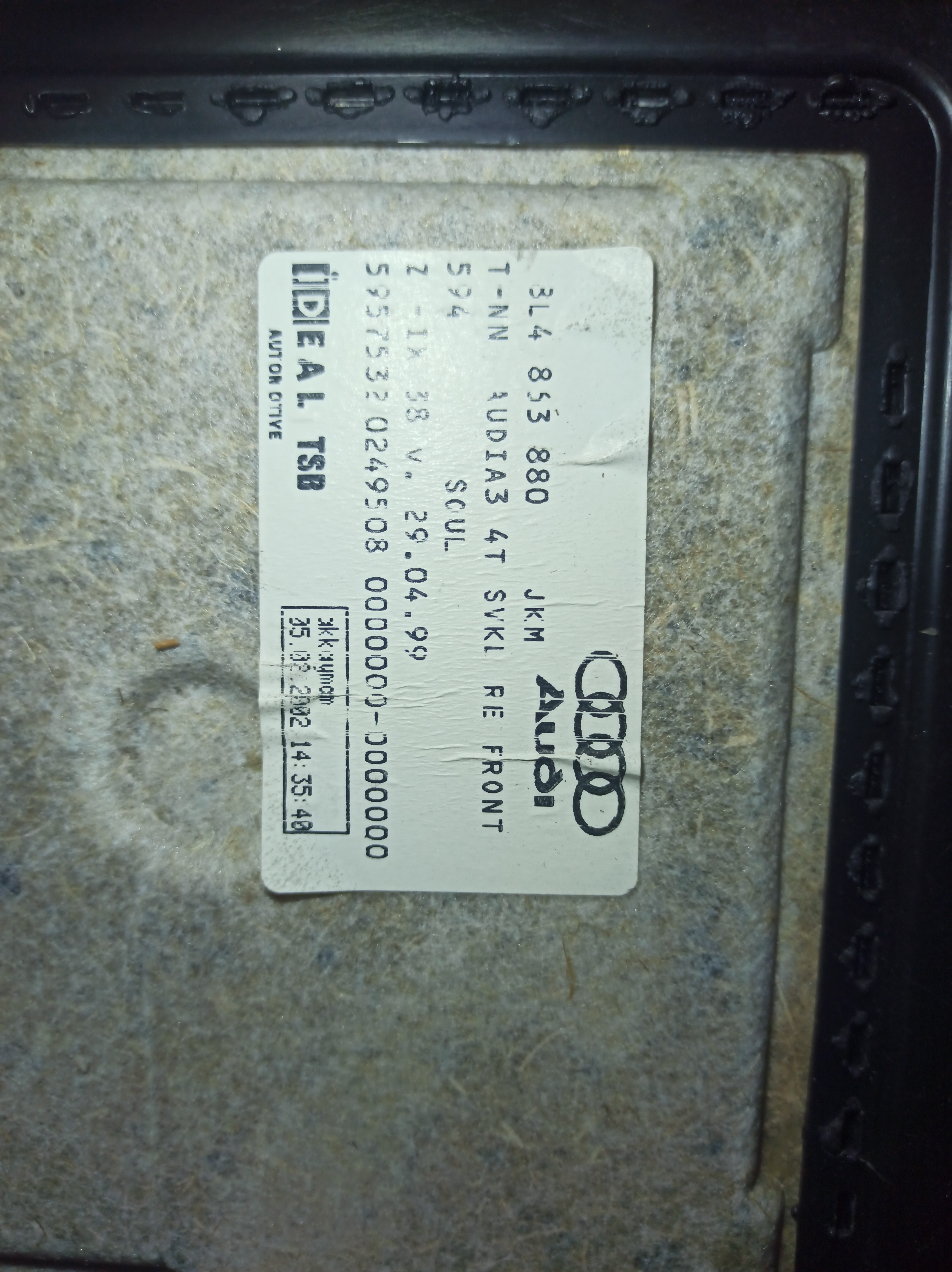 Forra de painel AUDI A3 (8L1) | 96 - 06 Imagem-3