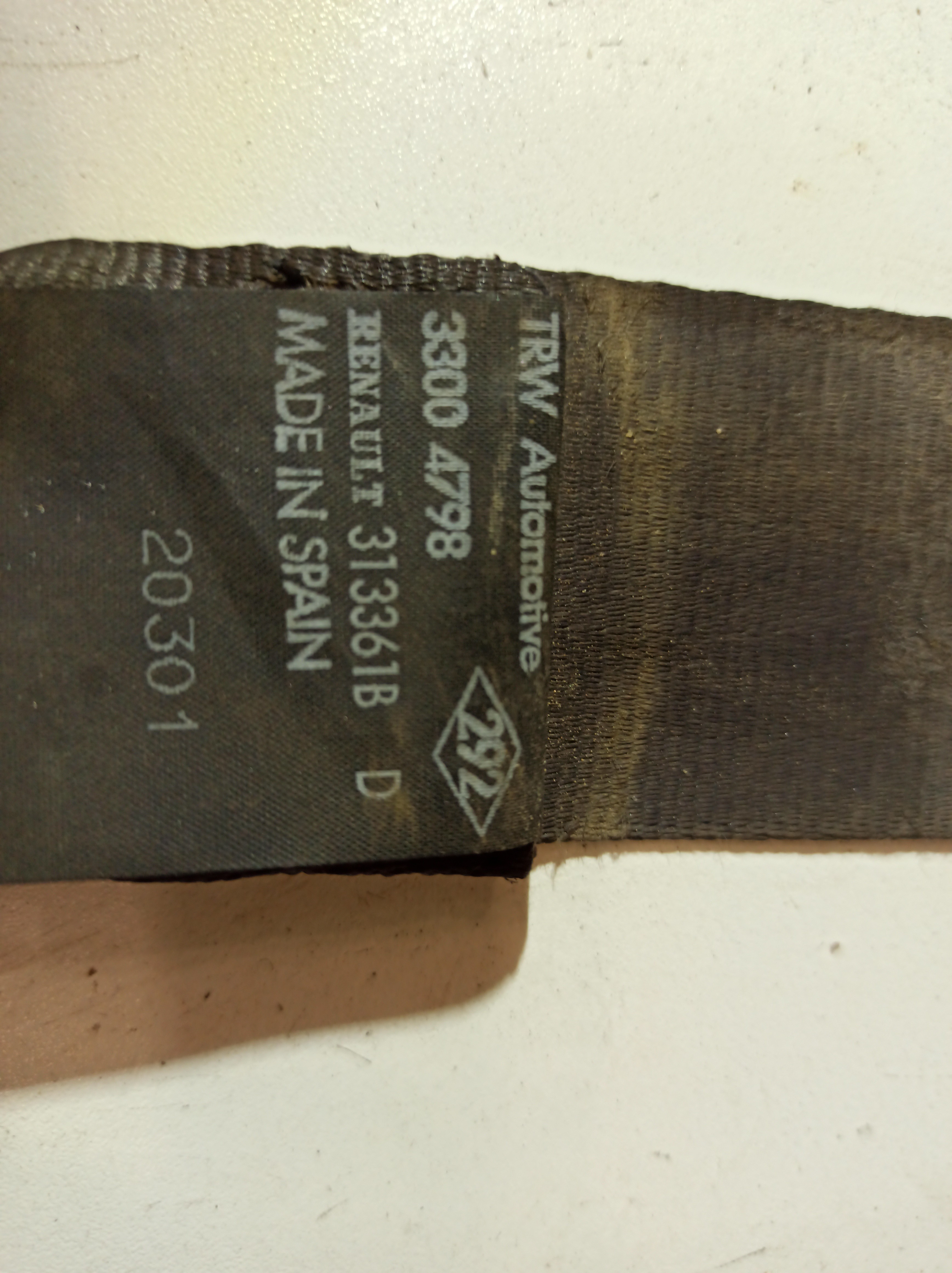 Cinto Frente Direito RENAULT KANGOO Express (FC0/1_) | 97 - 