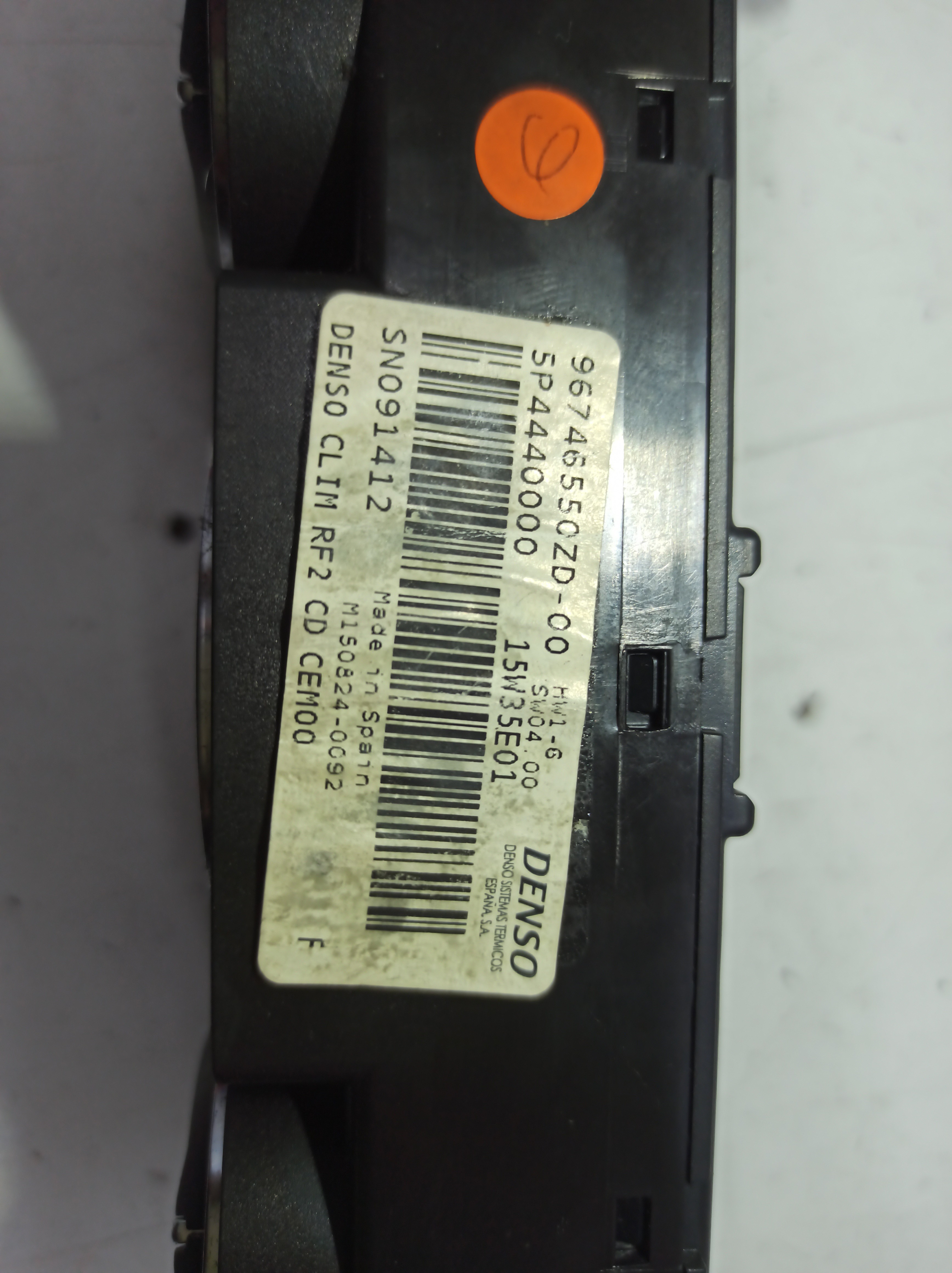 Módulo climatronic CITROEN C-ELYSEE (DD_) | 12 - 