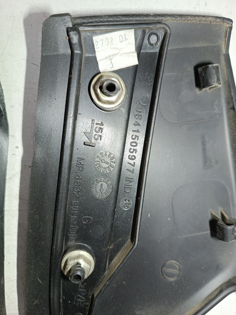 Moldura de pilar C PEUGEOT 206 CC (2D) | 00 - 08 Imagem-1