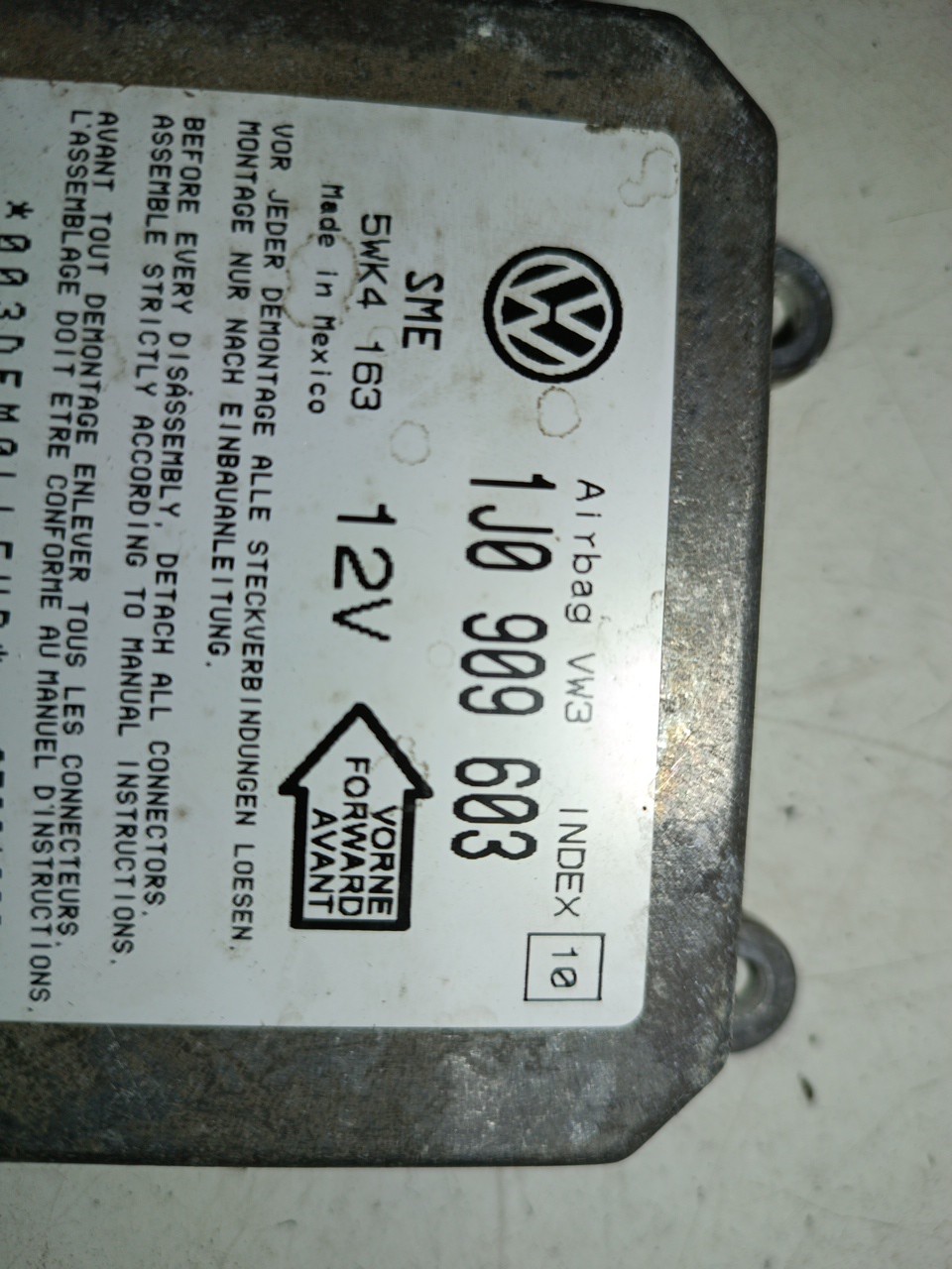 Centralita Airbags SEAT CORDOBA Vario (6K5) | 99 - 02