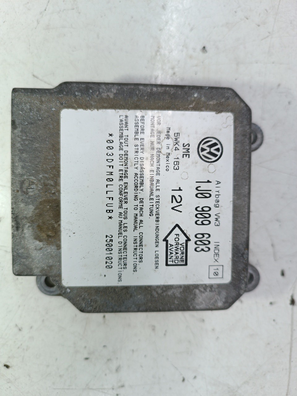 Centralita Airbags SEAT CORDOBA Vario (6K5) | 99 - 02 Imagem-4