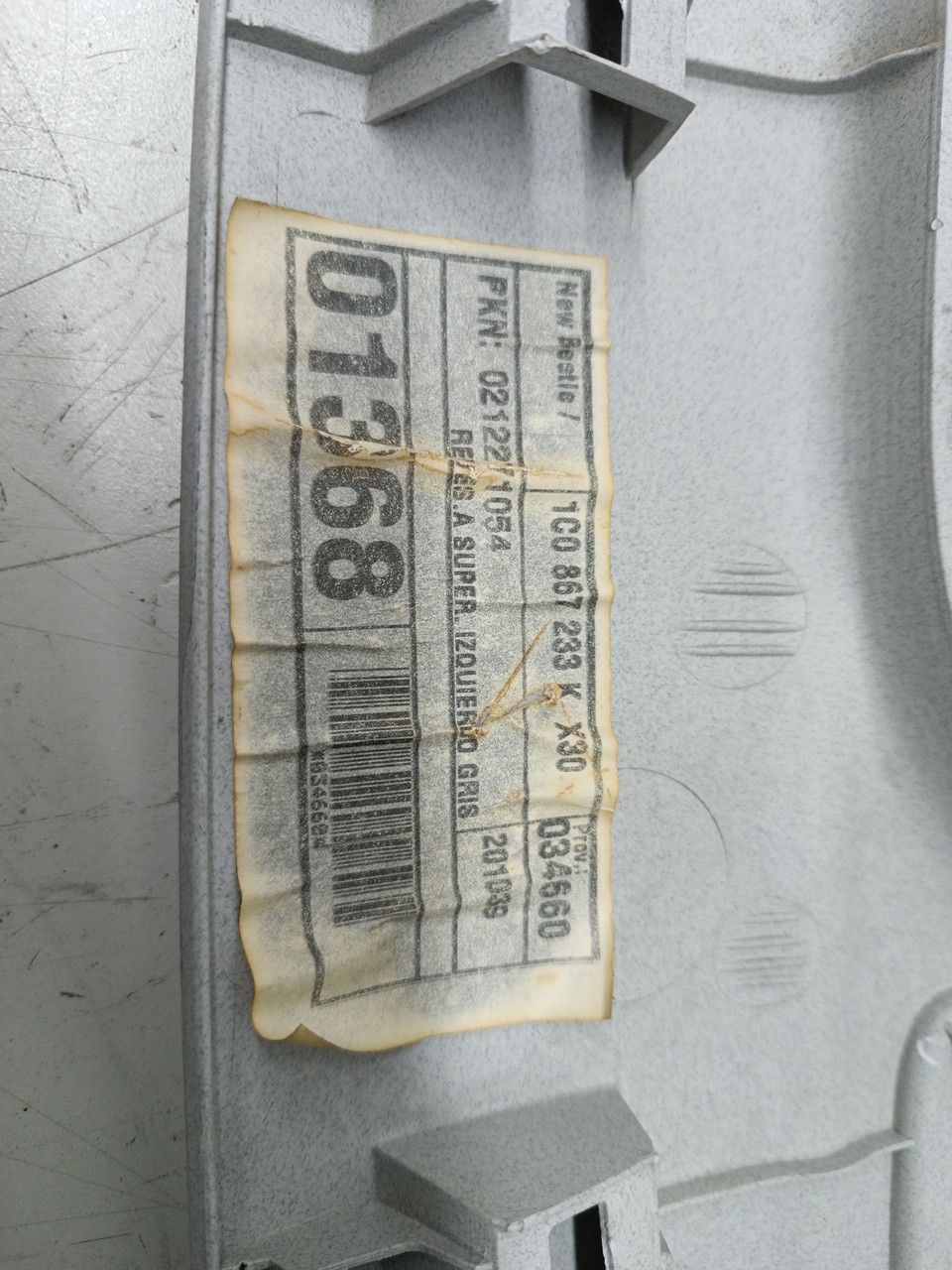Moldura de pilar A VOLKSWAGEN NEW BEETLE (9C1, 1C1) | 98 - 10 Imagem-2