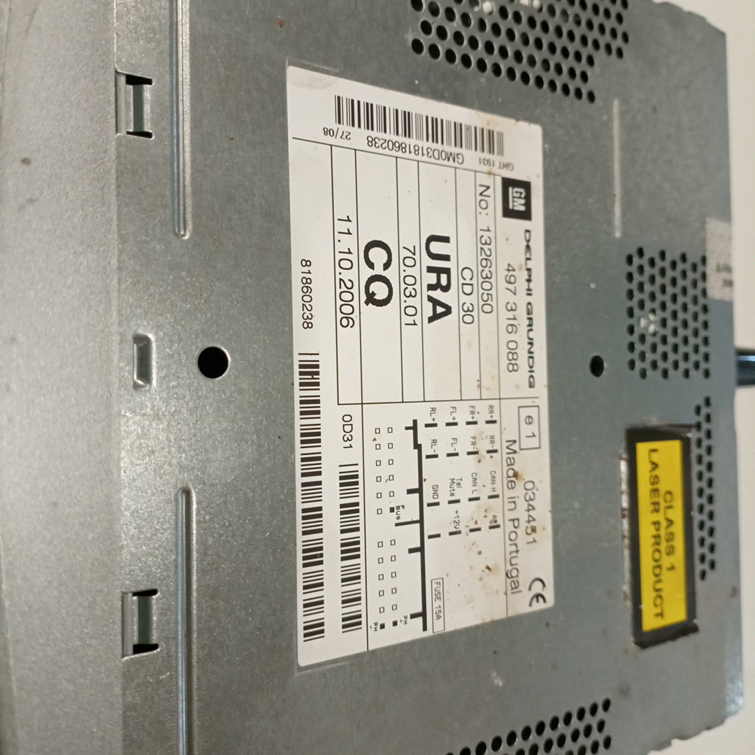 Auto-Rádio VAUXHALL ZAFIRA II (B) (A05) | 05 - 14 Imagem-1