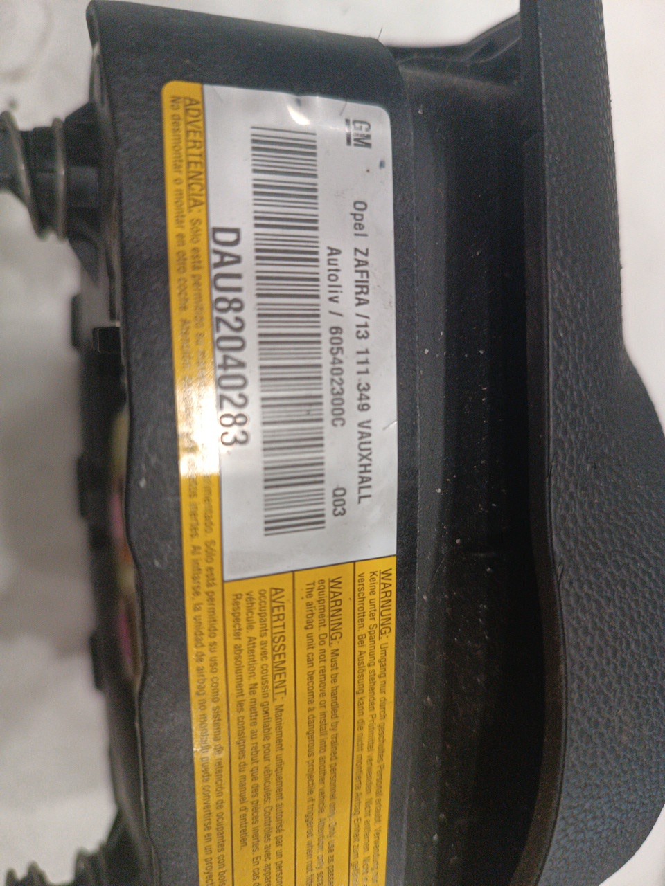 Airbag Volante VAUXHALL ZAFIRA II (B) (A05) | 05 - 14 Imagem-1