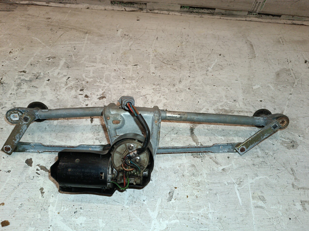 Mecanismo limpa vidros RENAULT CLIO II (BB_, CB_) | 98 - 