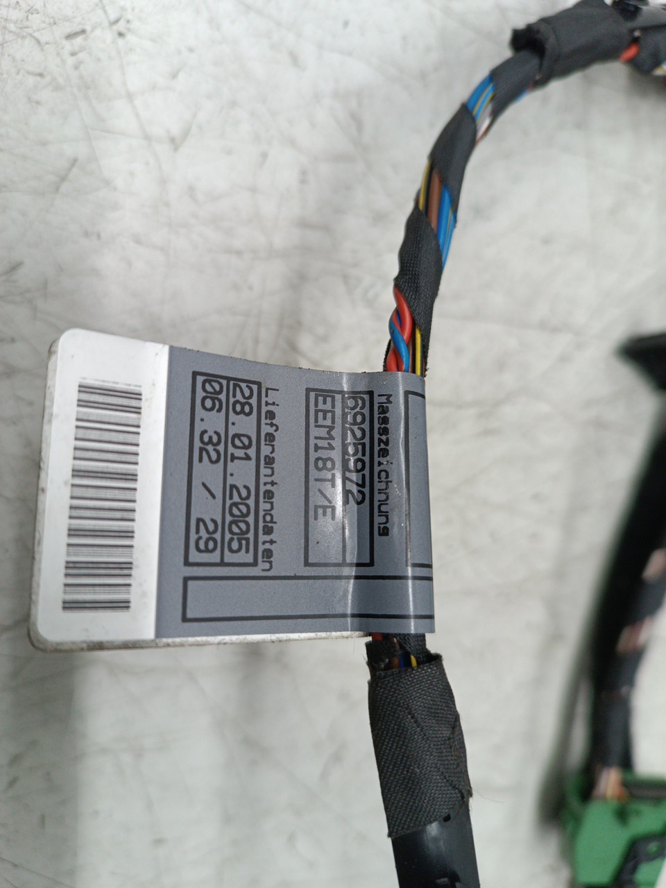 Instalação eléctrica porta frente direita BMW 5 (E60) | 01 - 10 Imagem-1