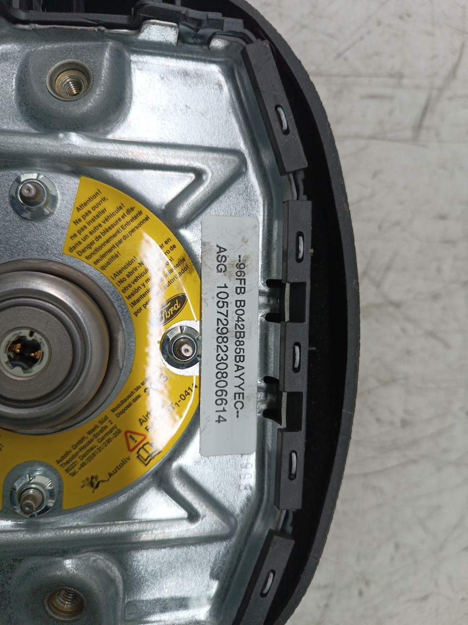 Driver Airbag FORD FIESTA IV (JA_, JB_) | 95 - 02 Imagem-2