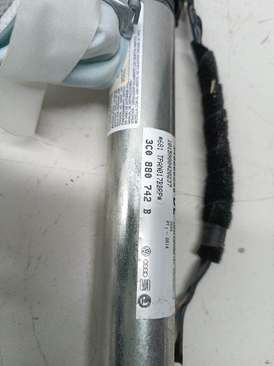 Cortina de airbag direita VOLKSWAGEN PASSAT Variant (3C5) | 05 - 11 Imagem-1