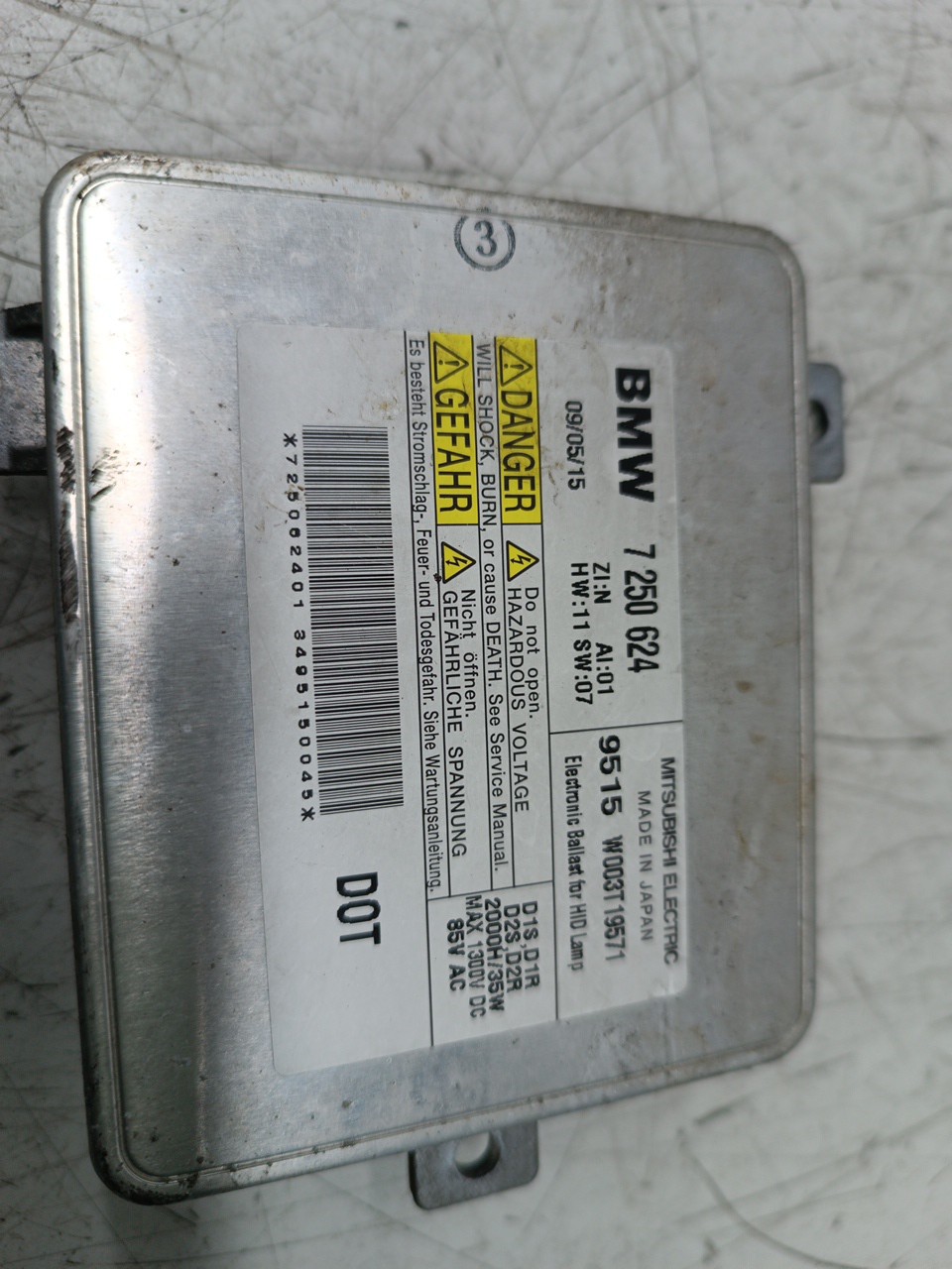 Balastro de Xenon BMW 3 Touring (E91) | 04 - 12 Imagem-1