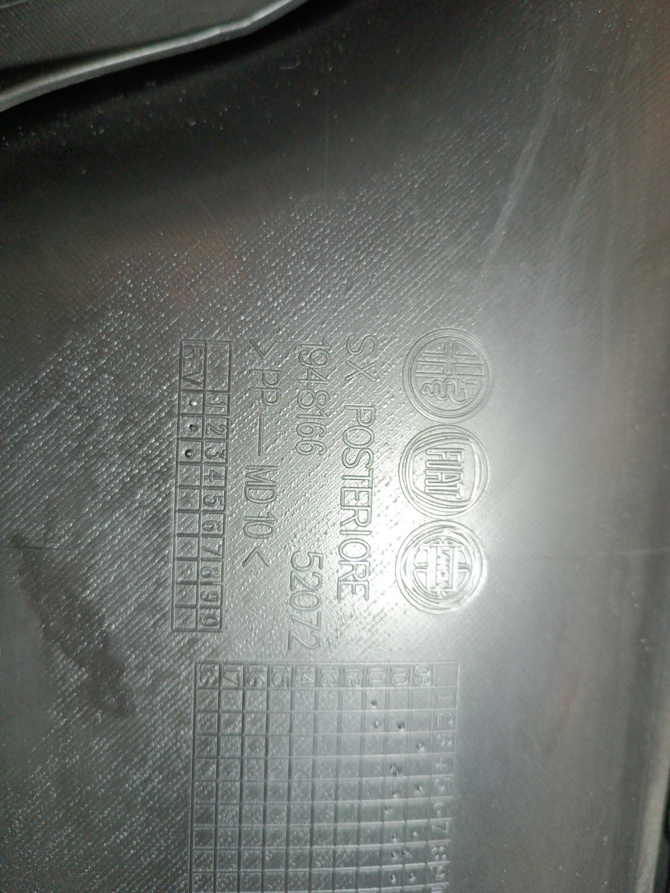 Quartela de porta trás esquerda ALFA ROMEO GIULIETTA (940_) | 10 -  Imagem-3