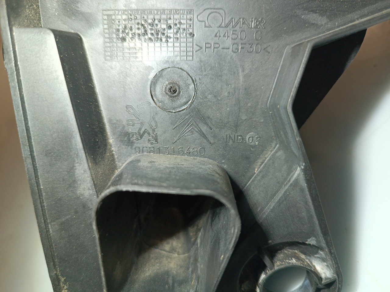 Suporte de torpedo CITROEN BERLINGO (B9) | 08 -  Imagem-2