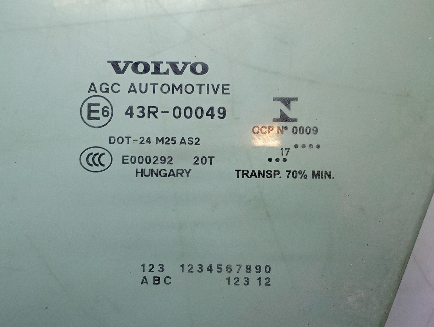Vidro de Porta Frente Esquerdo VOLVO V40 Caixa/Hatchback (525, 526) | 13 - 15 Imagem-1