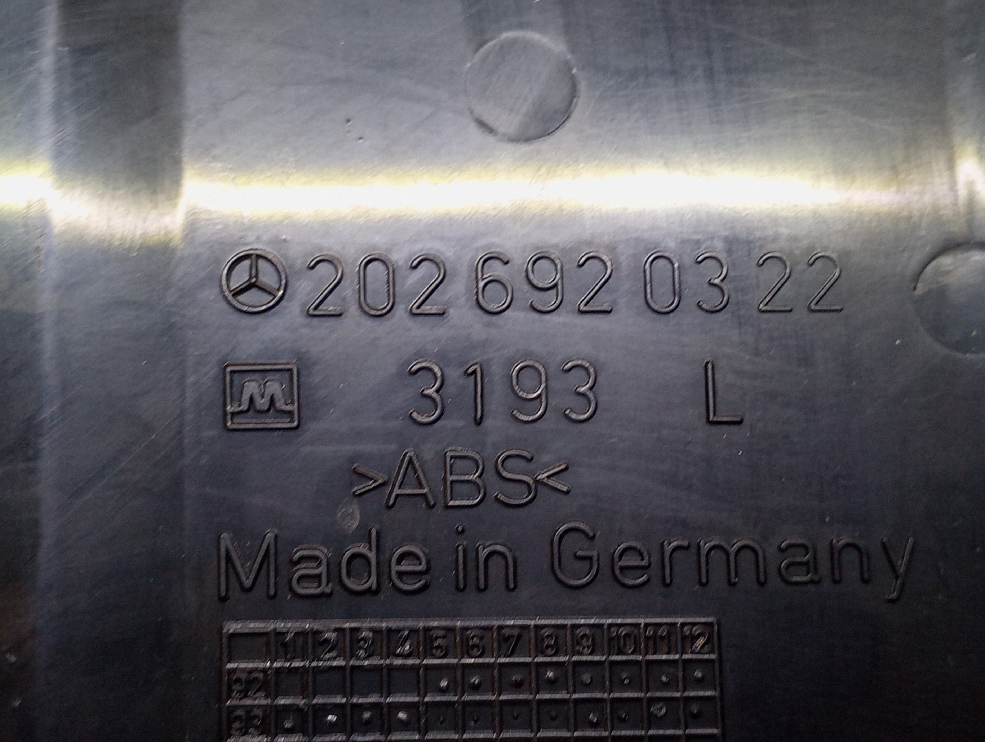 Acabamento de pilar B inferior MERCEDES-BENZ C-CLASS (W202) | 93 - 00 Imagem-2