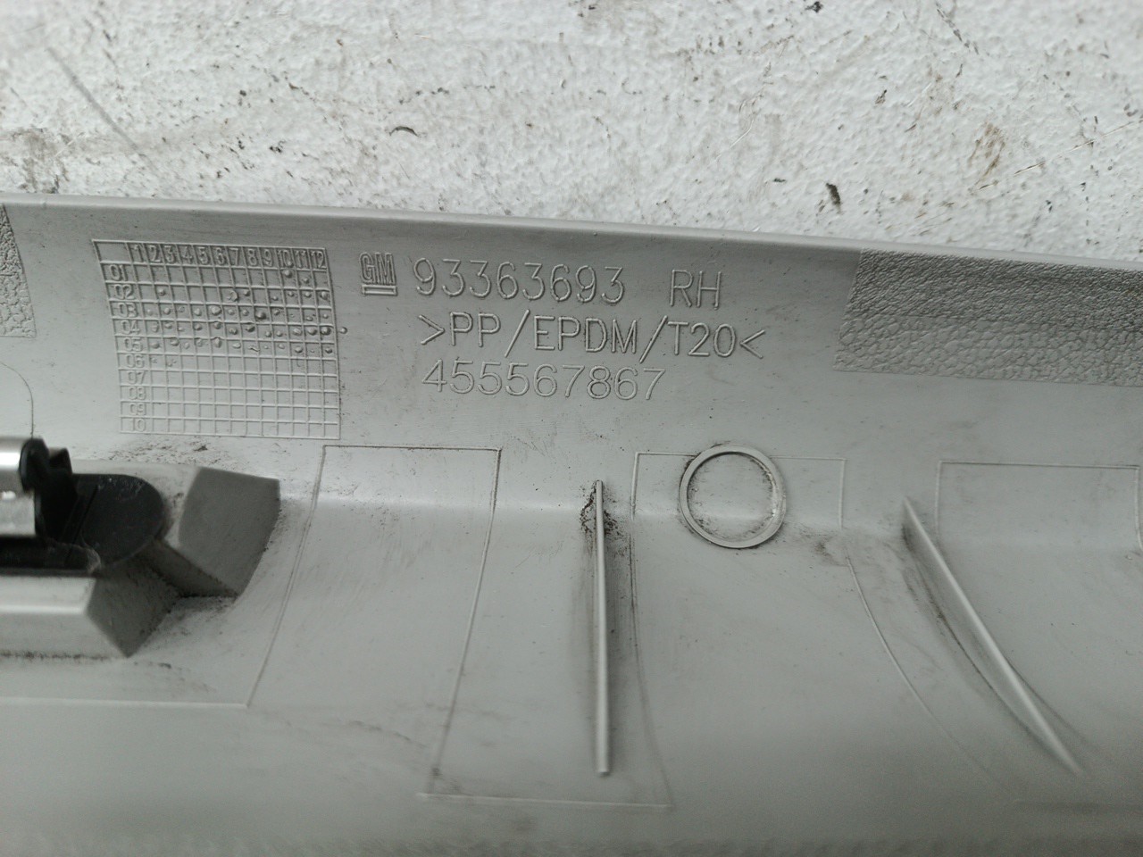 Moldura de pilar A OPEL MERIVA A Veículo multiuso (X03) | 03 - 10 Imagem-2