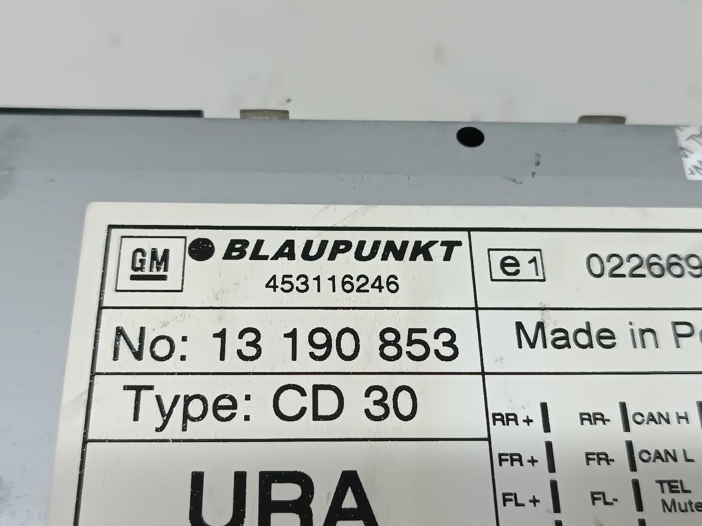 Auto-Rádio OPEL MERIVA A Veículo multiuso (X03) | 03 - 10 Imagem-2