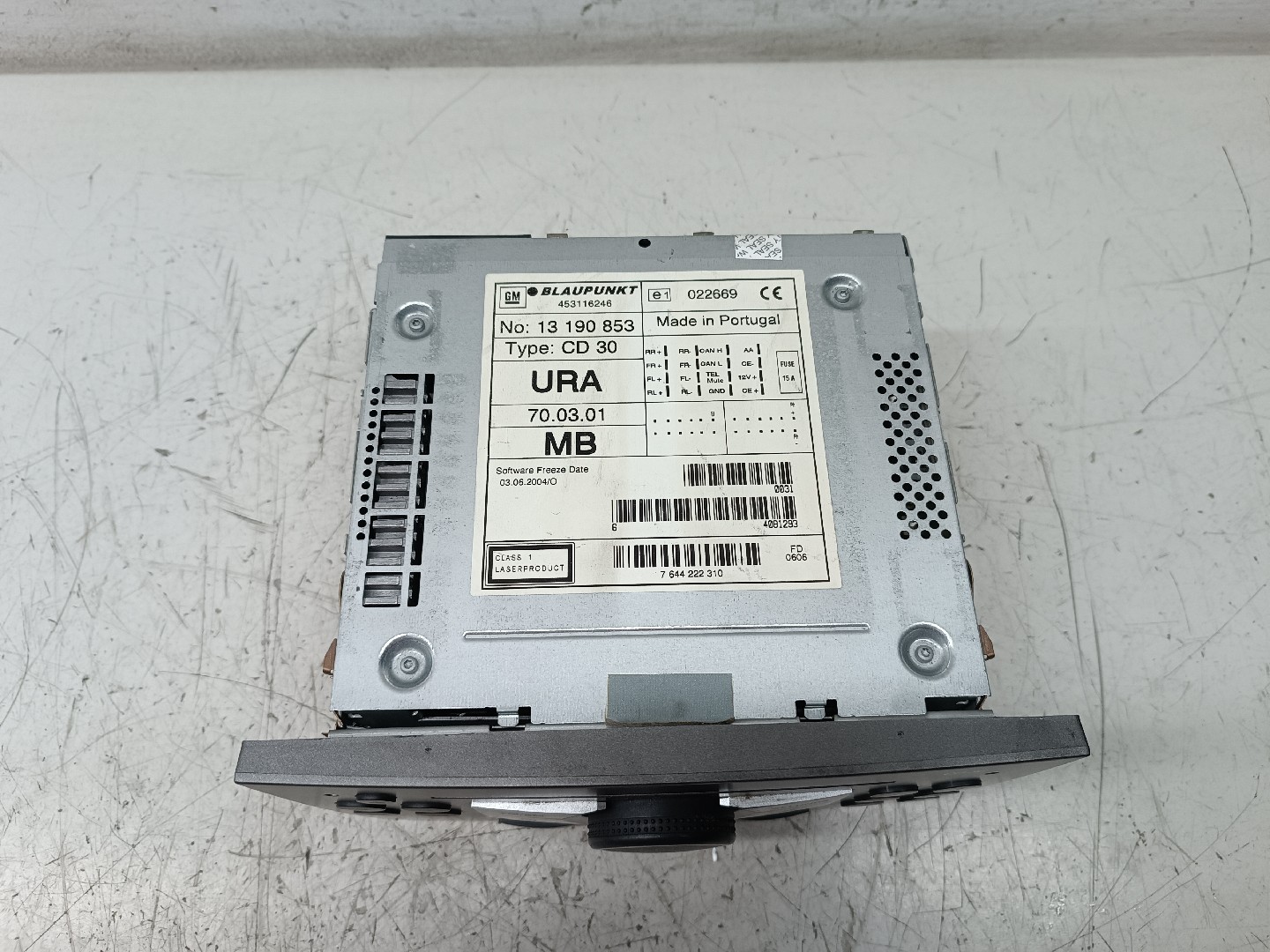 Auto-Rádio OPEL MERIVA A Veículo multiuso (X03) | 03 - 10 Imagem-1