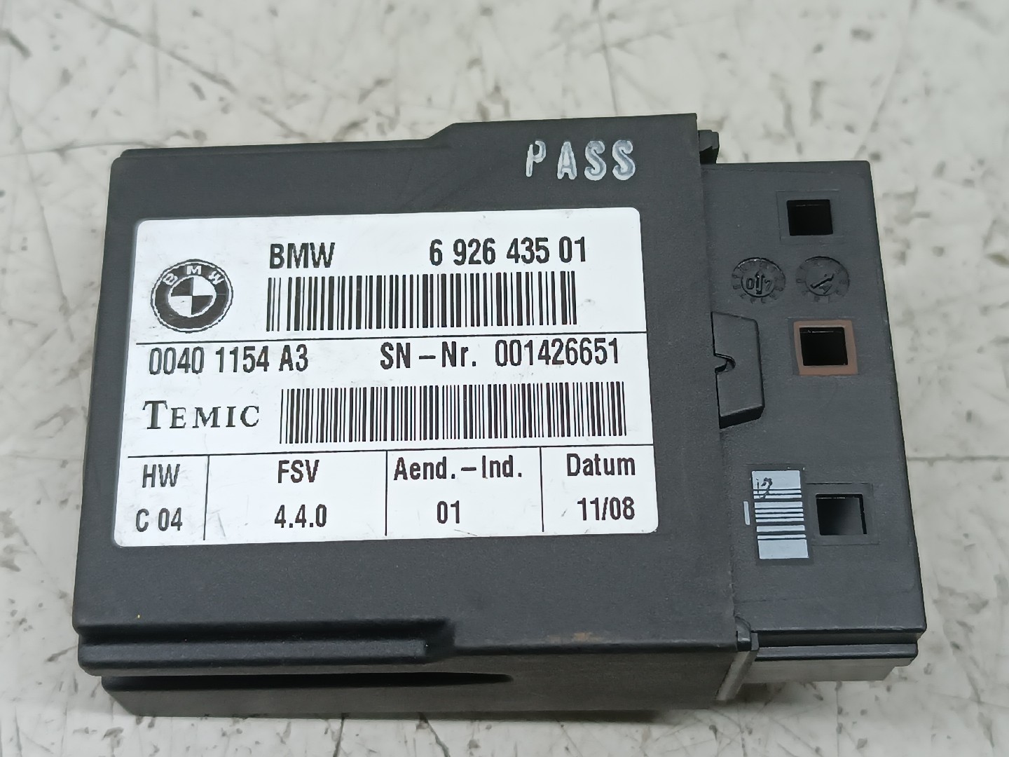 Unidade de controle de banco BMW 3 (E90) | 04 - 12 Imagem-1