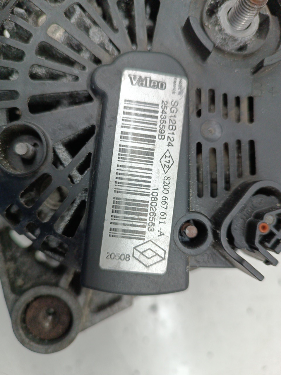 Alternador RENAULT SCÉNIC II (JM0/1_) | 03 - 10 Imagem-1