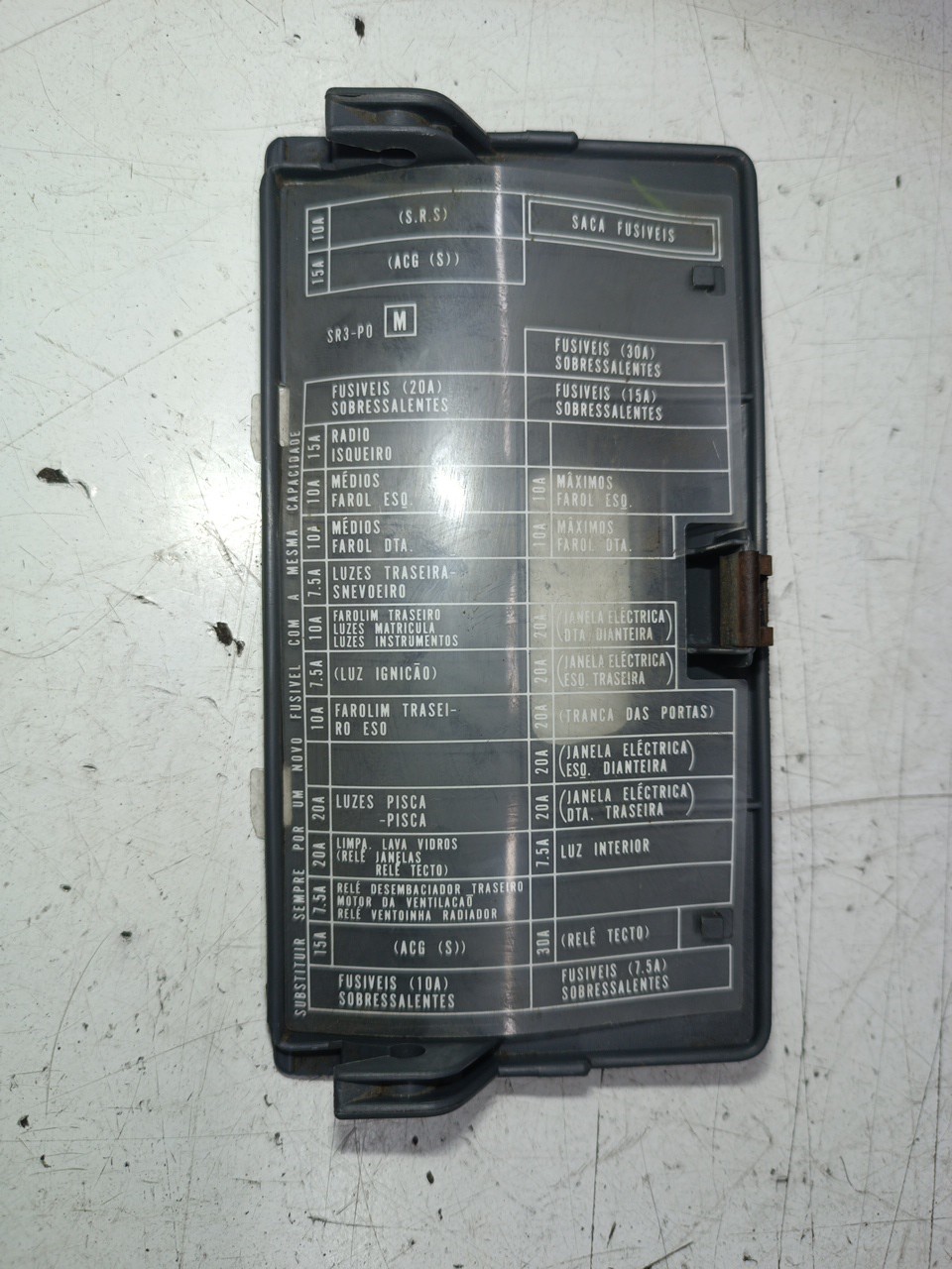 Tampa de caixa de fusiveis HONDA CIVIC V três volumes (EG, EH) | 91 - 96