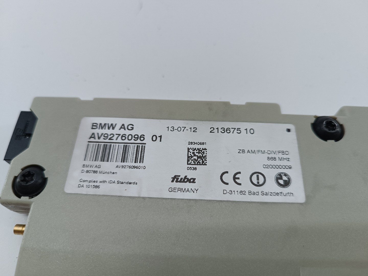Amplificador de antena BMW 5 (F10) | 09 - 16 Imagem-1