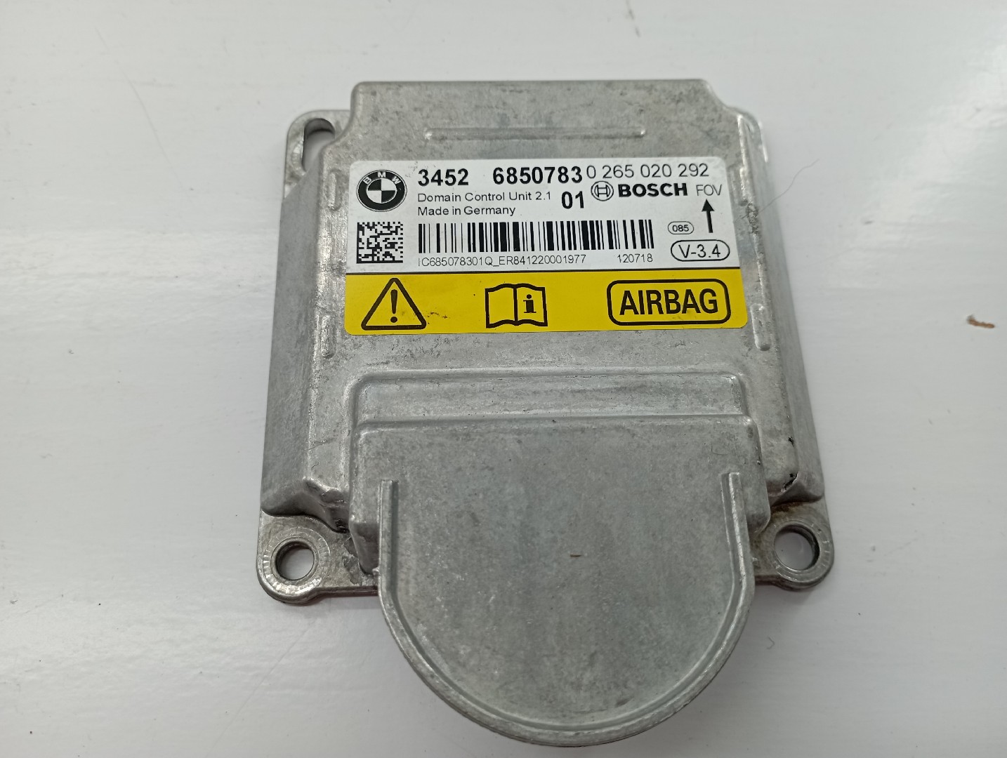 Centralina des coussins gonflables BMW 5 (F10) | 09 - 16